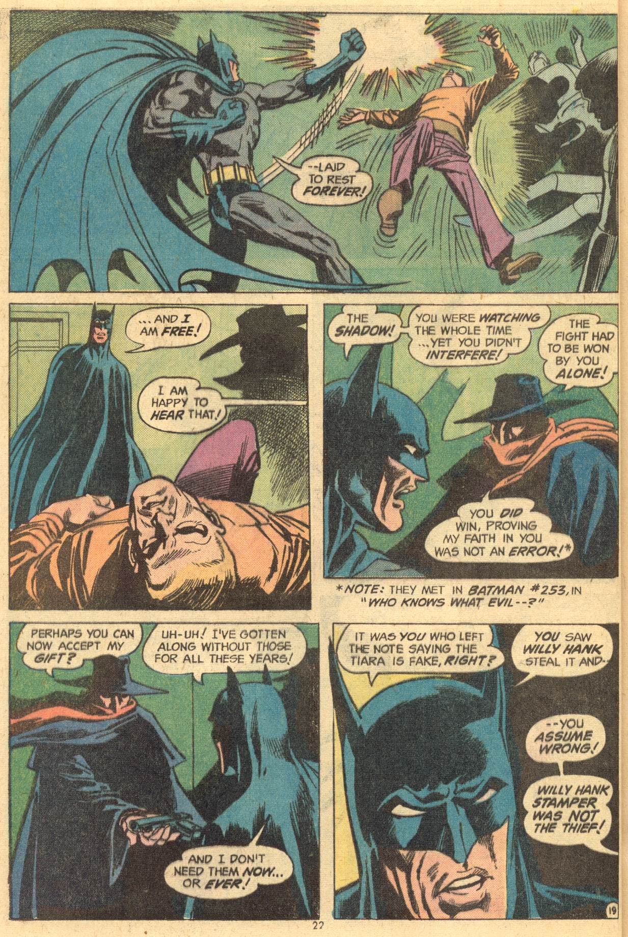 Read online Batman (1940) comic -  Issue #259 - 22