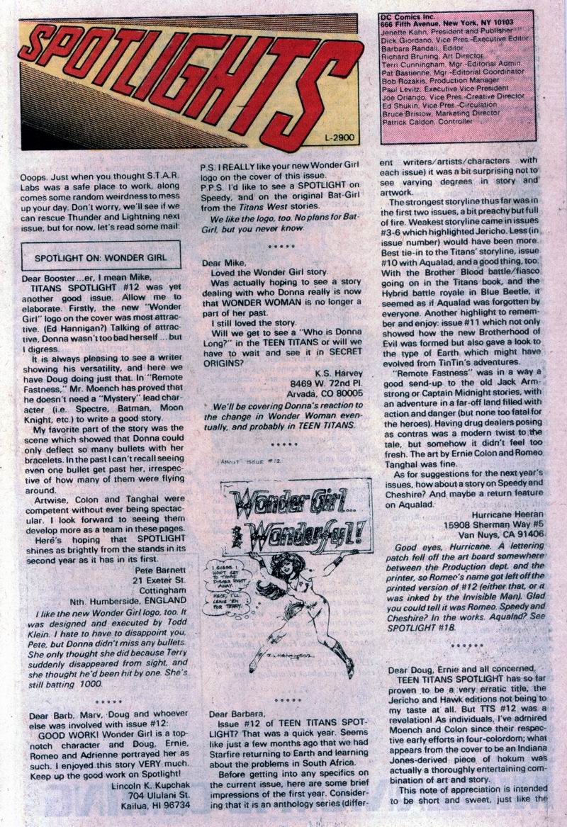 Read online Teen Titans Spotlight comic -  Issue #16 - 22