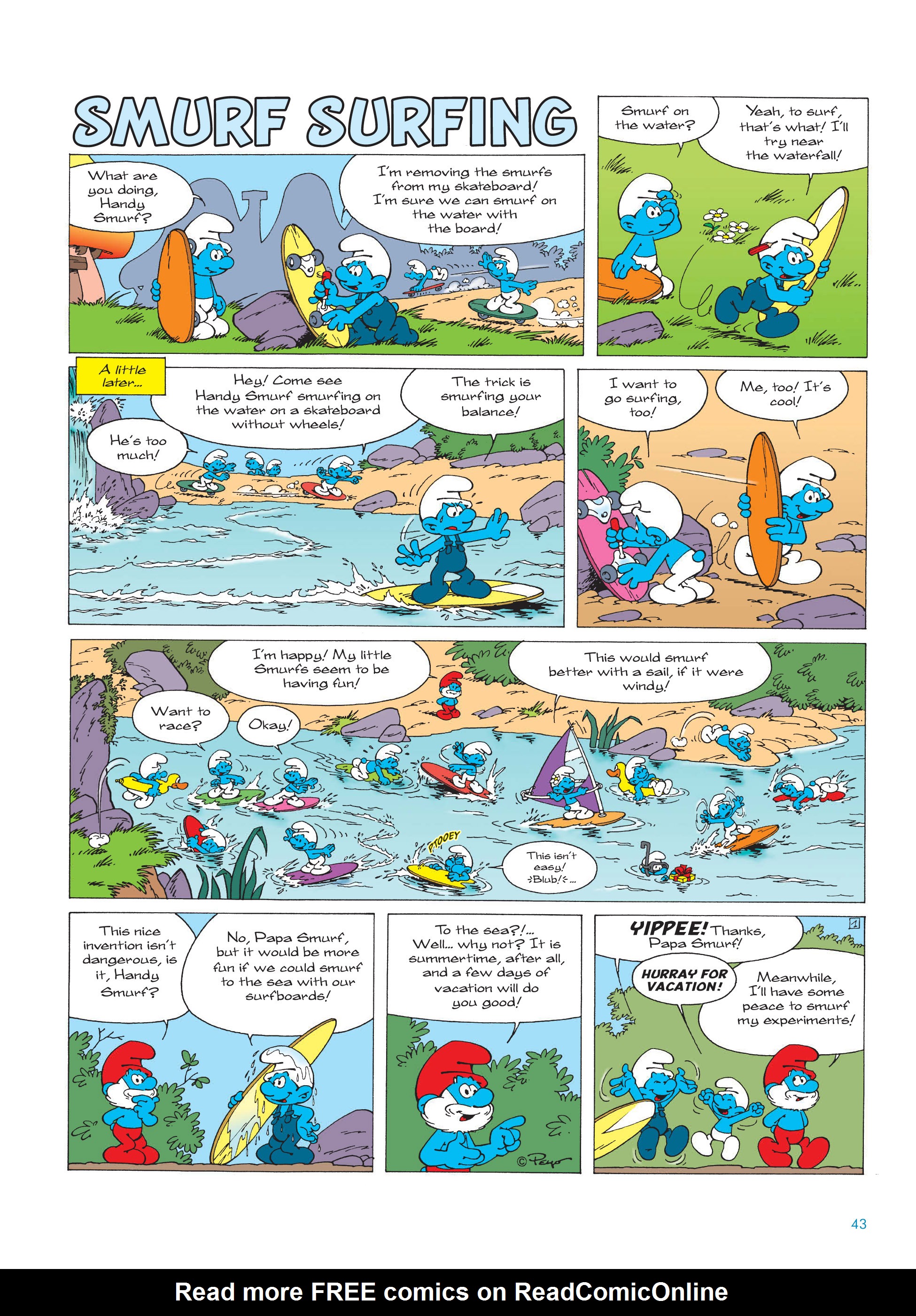 Read online The Smurfs comic -  Issue #17 - 43