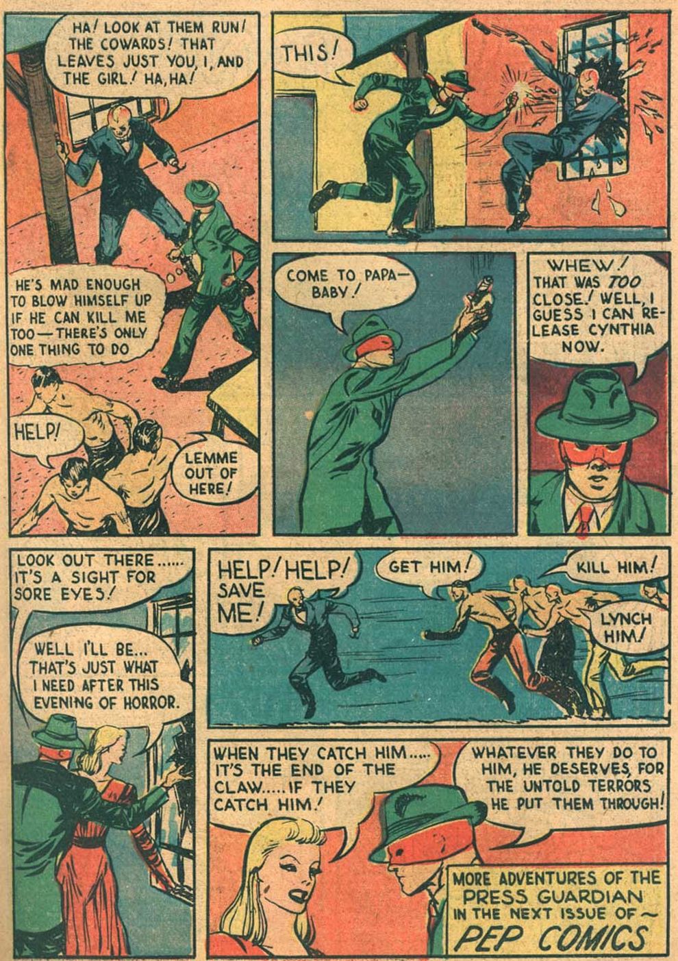 Read online Pep Comics comic -  Issue #9 - 28