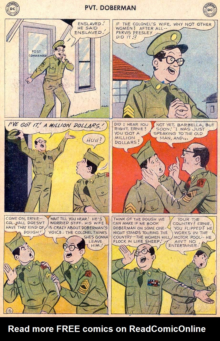 Read online Sgt. Bilko's Pvt. Doberman comic -  Issue #11 - 19