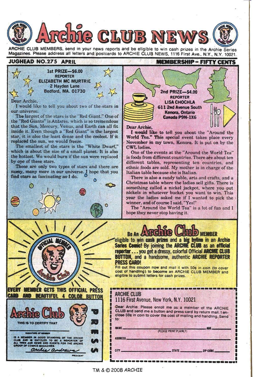 Read online Jughead (1965) comic -  Issue #275 - 26