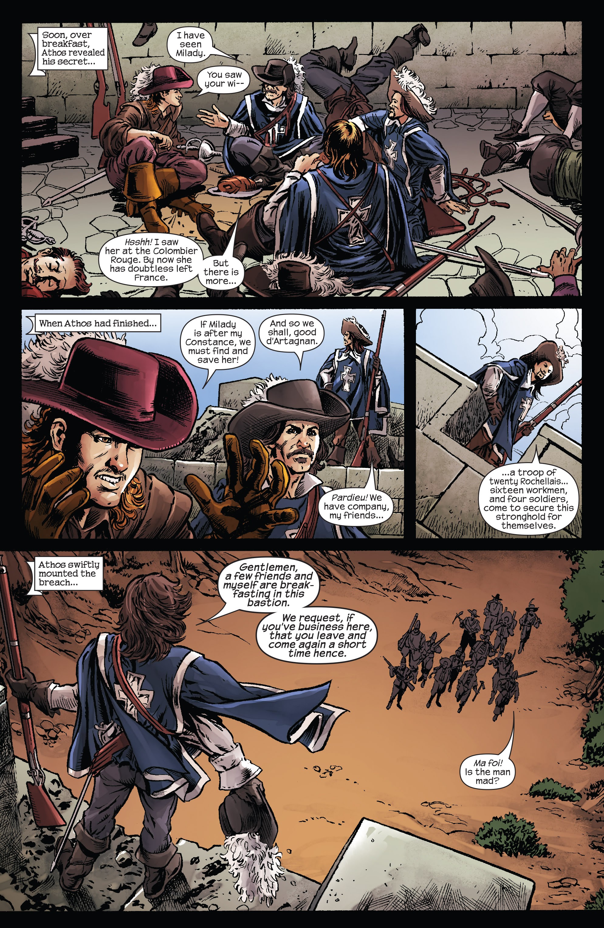 Read online Marvel Illustrated: The Three Musketeers comic -  Issue #5 - 11