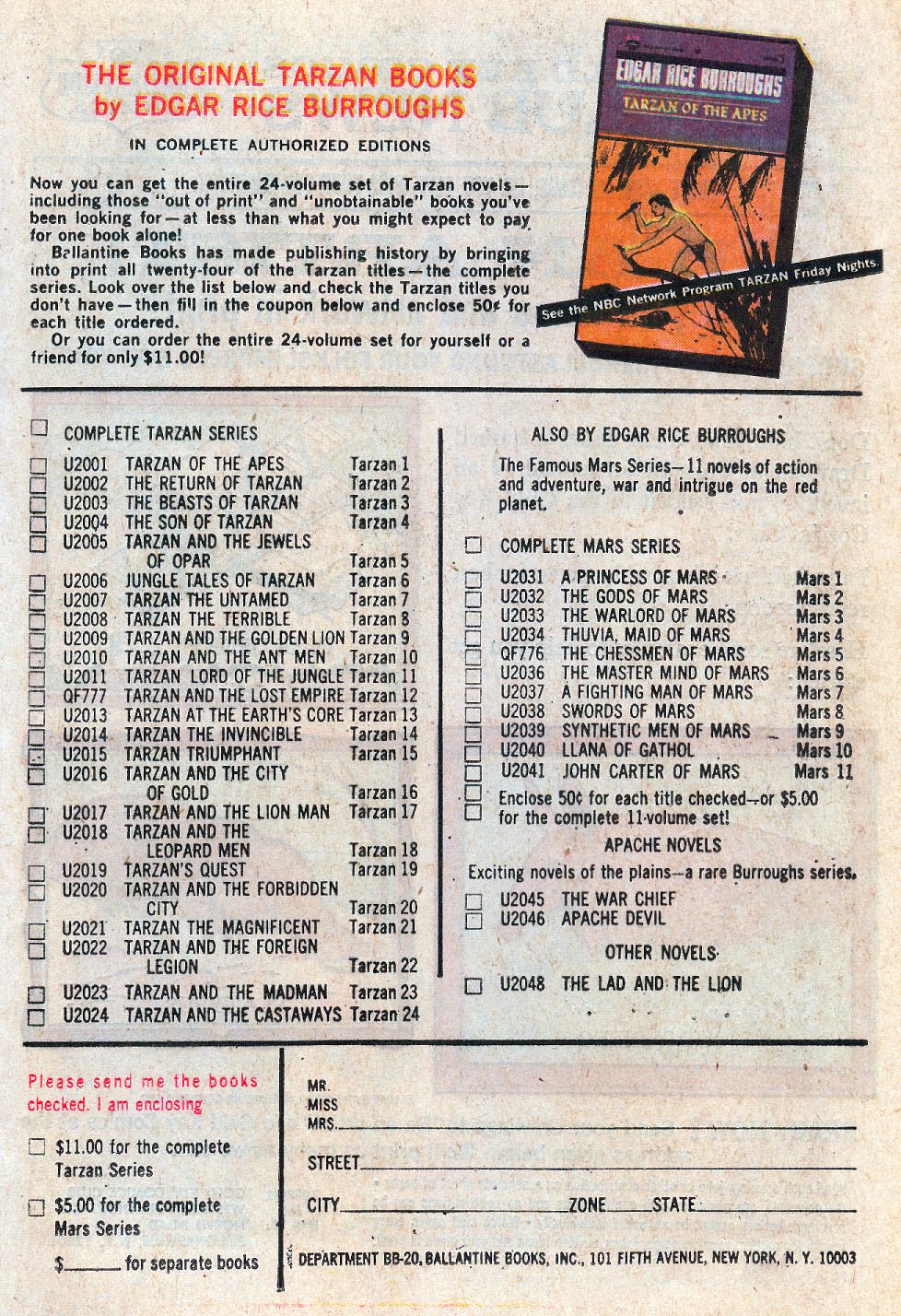 Read online Tarzan (1962) comic -  Issue #174 - 17