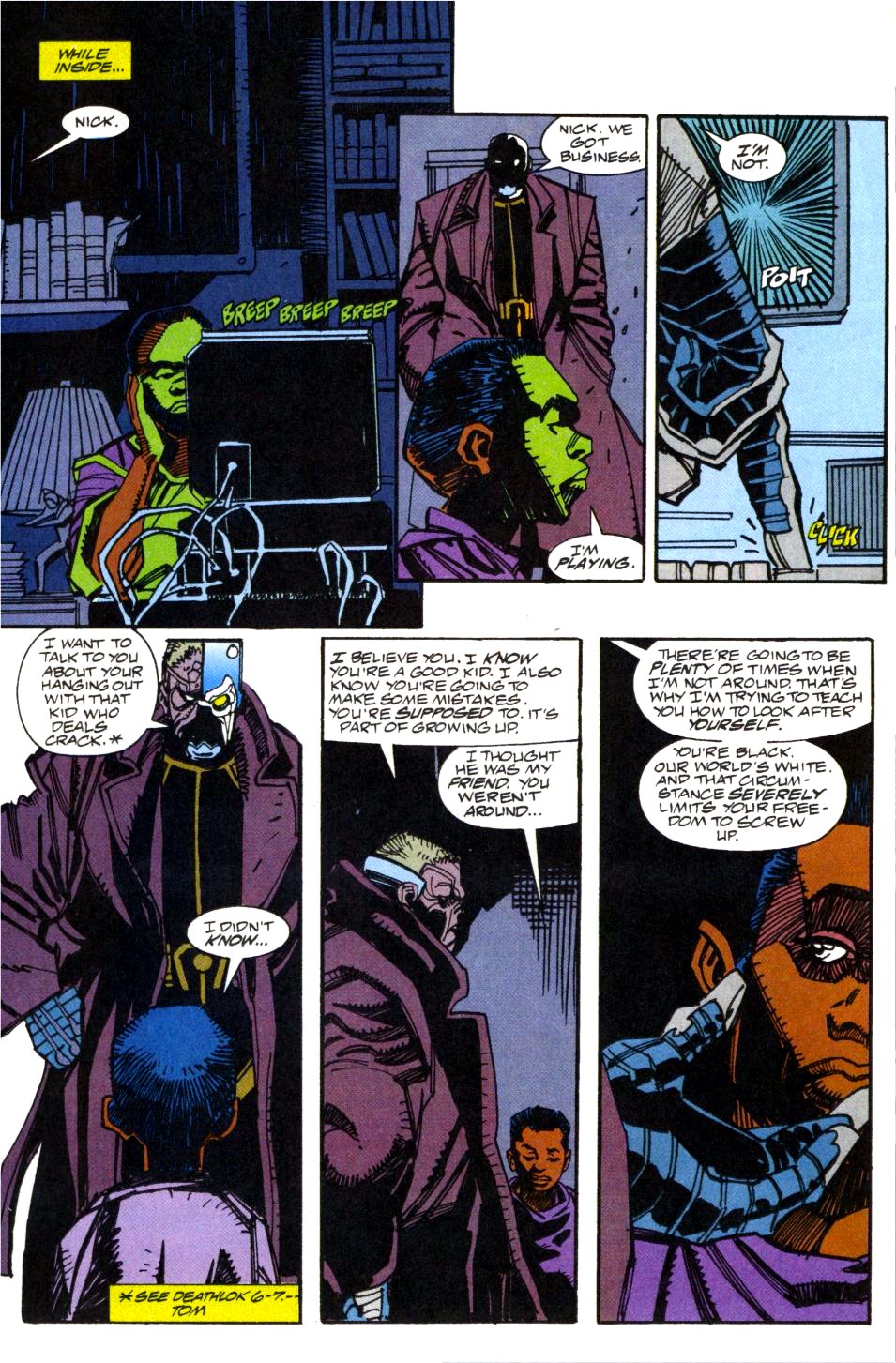 Read online Deathlok (1991) comic -  Issue #13 - 6