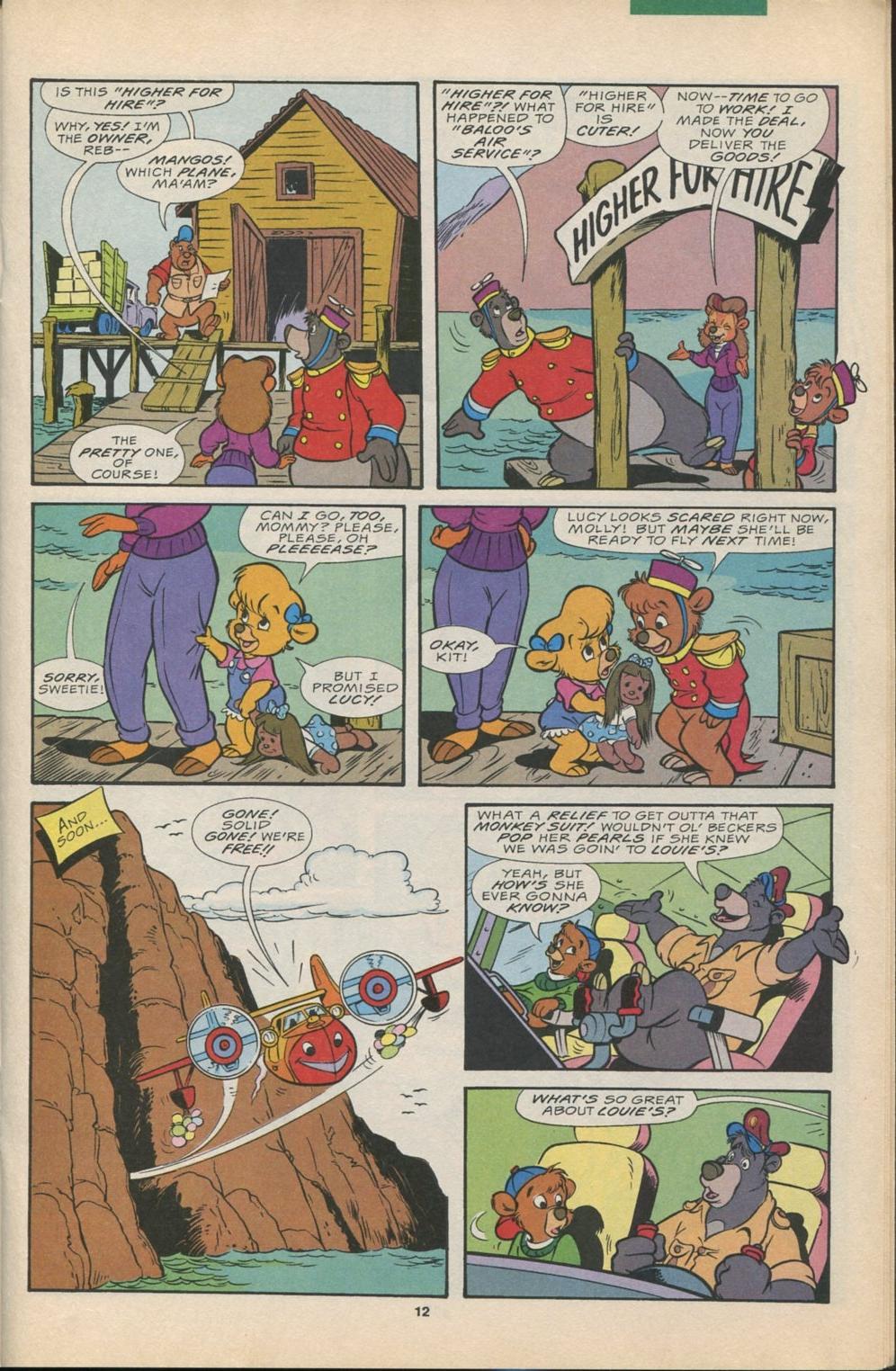 Read online Disney's Tale Spin Limited Series: ''Take Off'' comic -  Issue #2 - 13