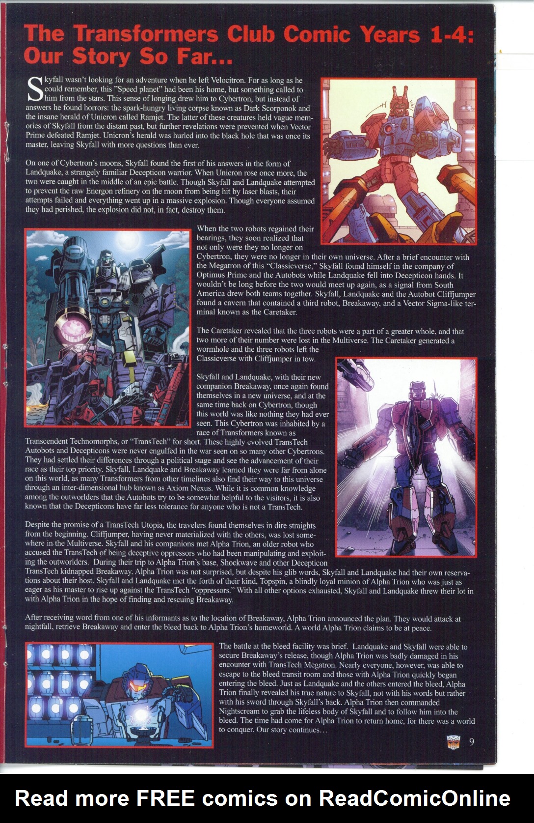 Read online Transformers: Collectors' Club comic -  Issue #25 - 9