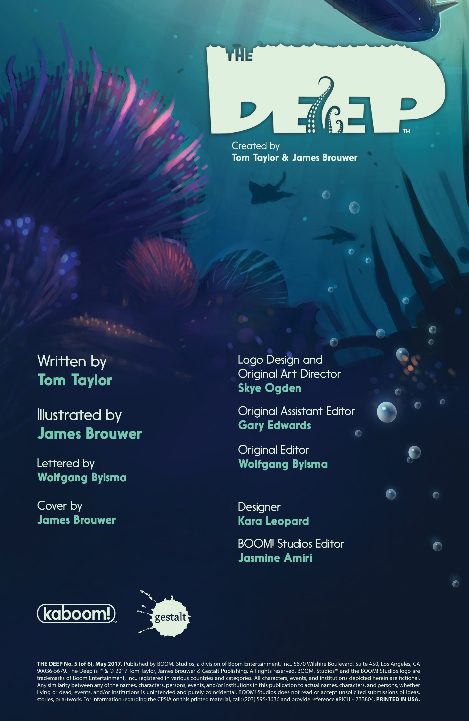 Read online The Deep comic -  Issue #5 - 2