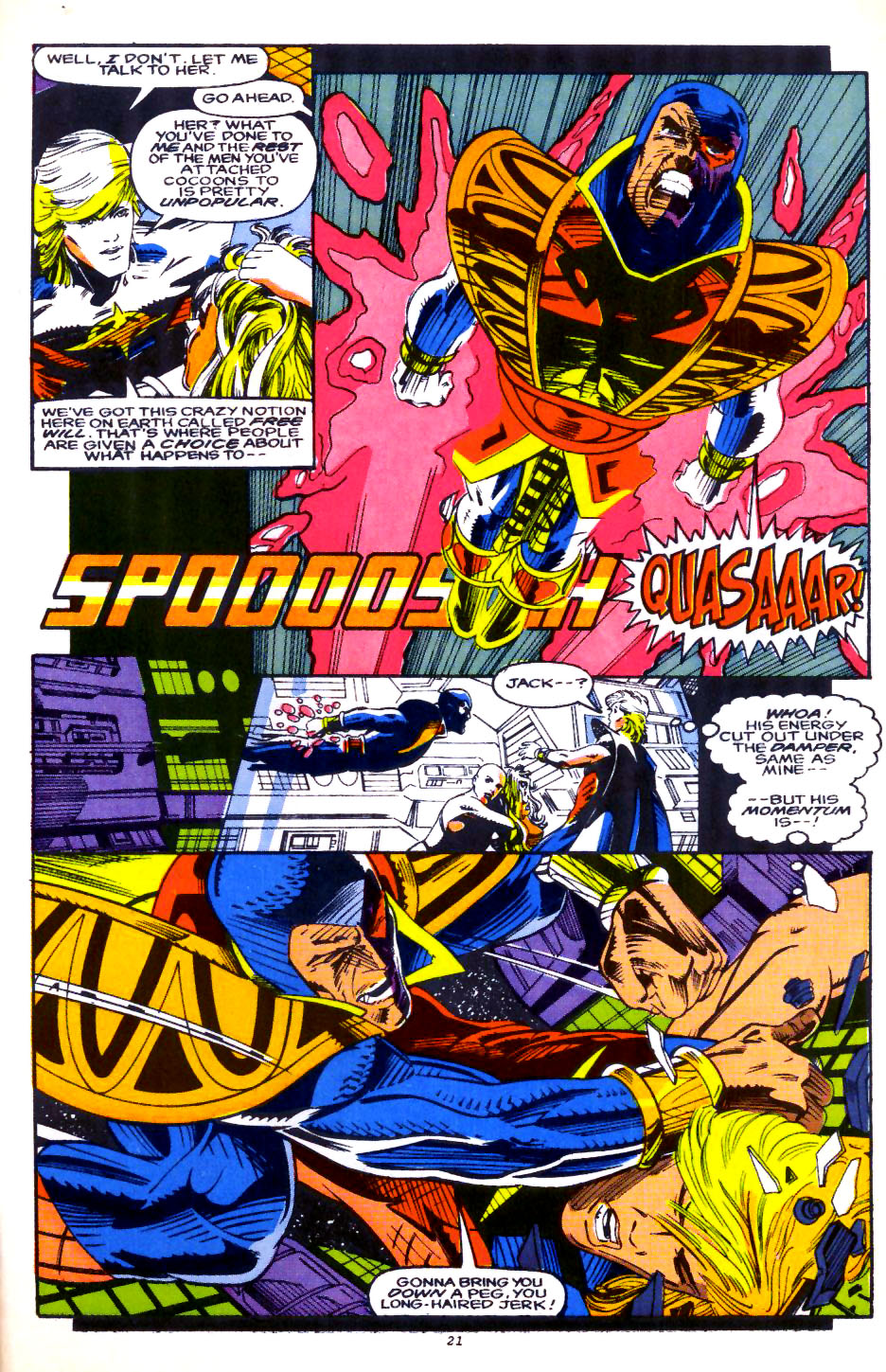 Read online Quasar comic -  Issue #29 - 16