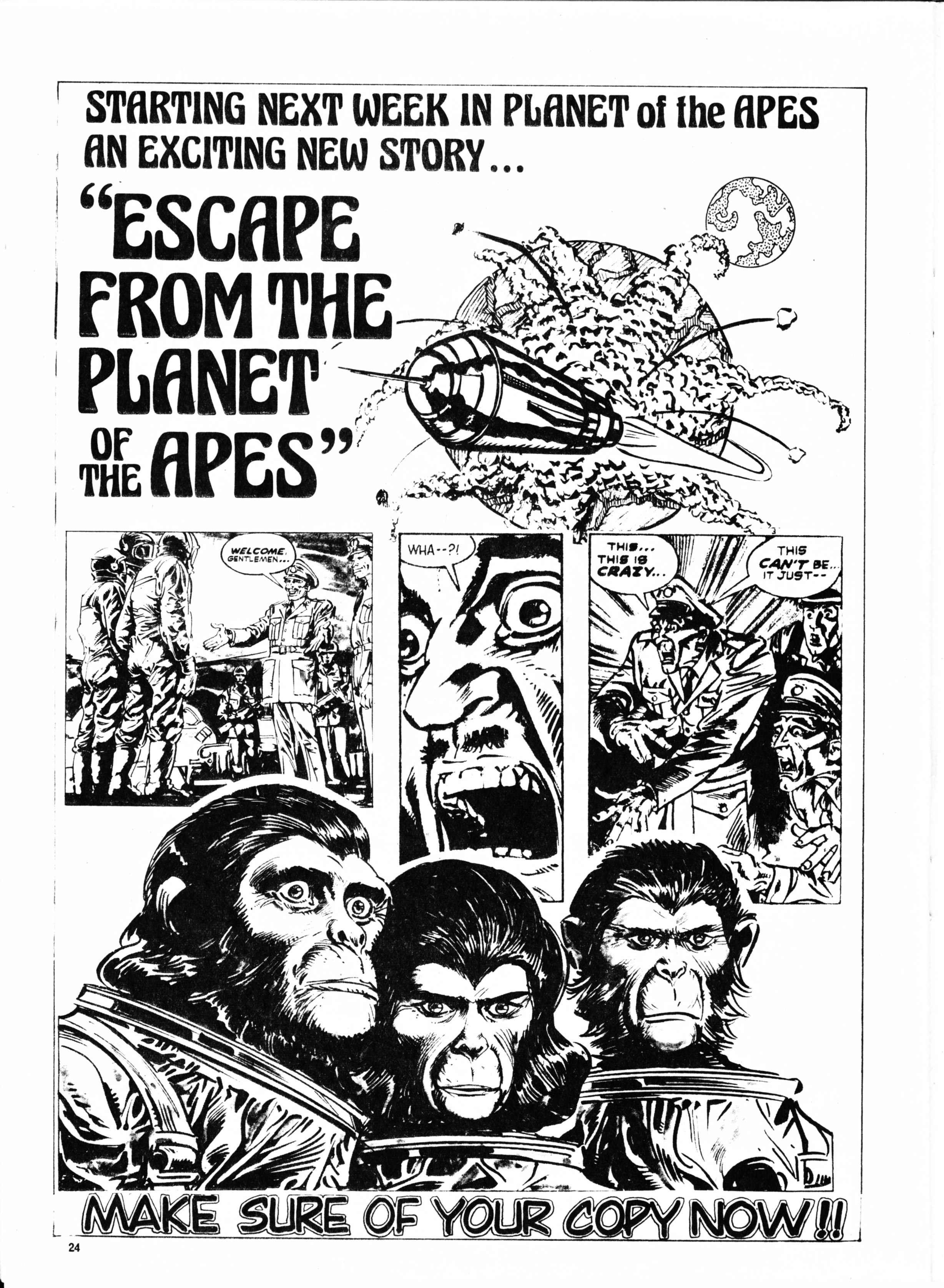 Read online Planet of the Apes (1974) comic -  Issue #49 - 24