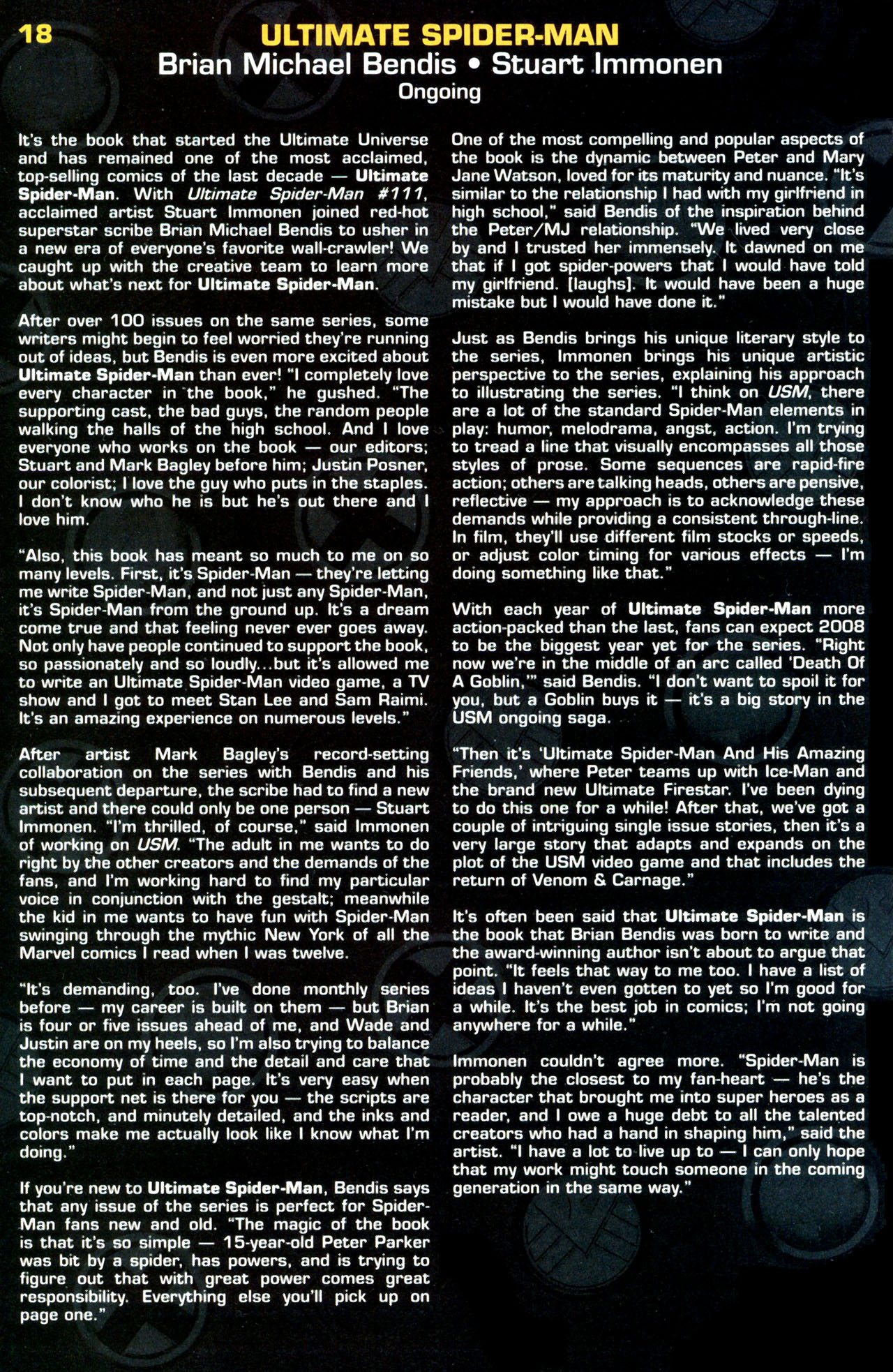 Read online Ultimate Marvel Sampler comic -  Issue # Full - 18