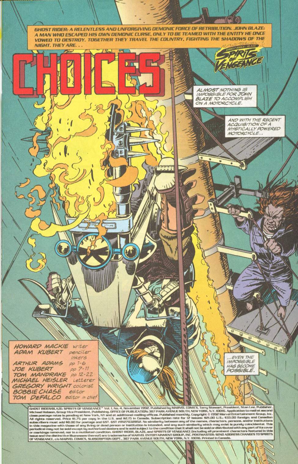 Read online Ghost Rider/Blaze: Spirits of Vengeance comic -  Issue #4 - 2