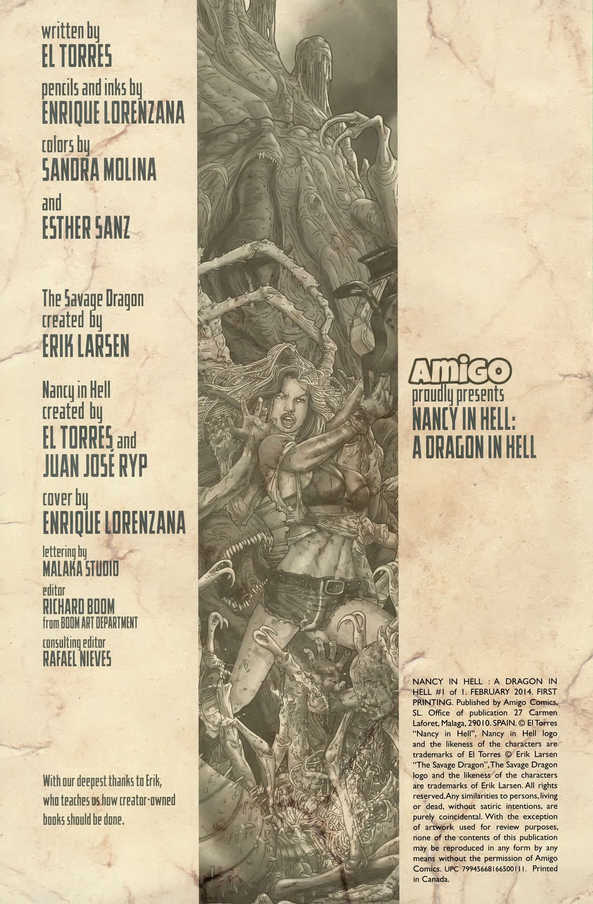 Read online Nancy In Hell: A Dragon in Hell comic -  Issue # Full - 2