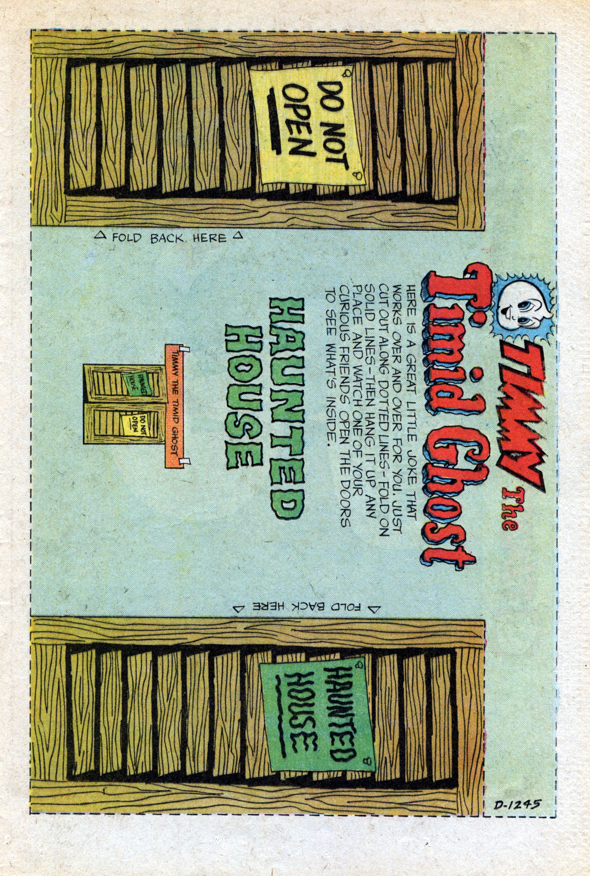 Read online Timmy the Timid Ghost comic -  Issue #22 - 24