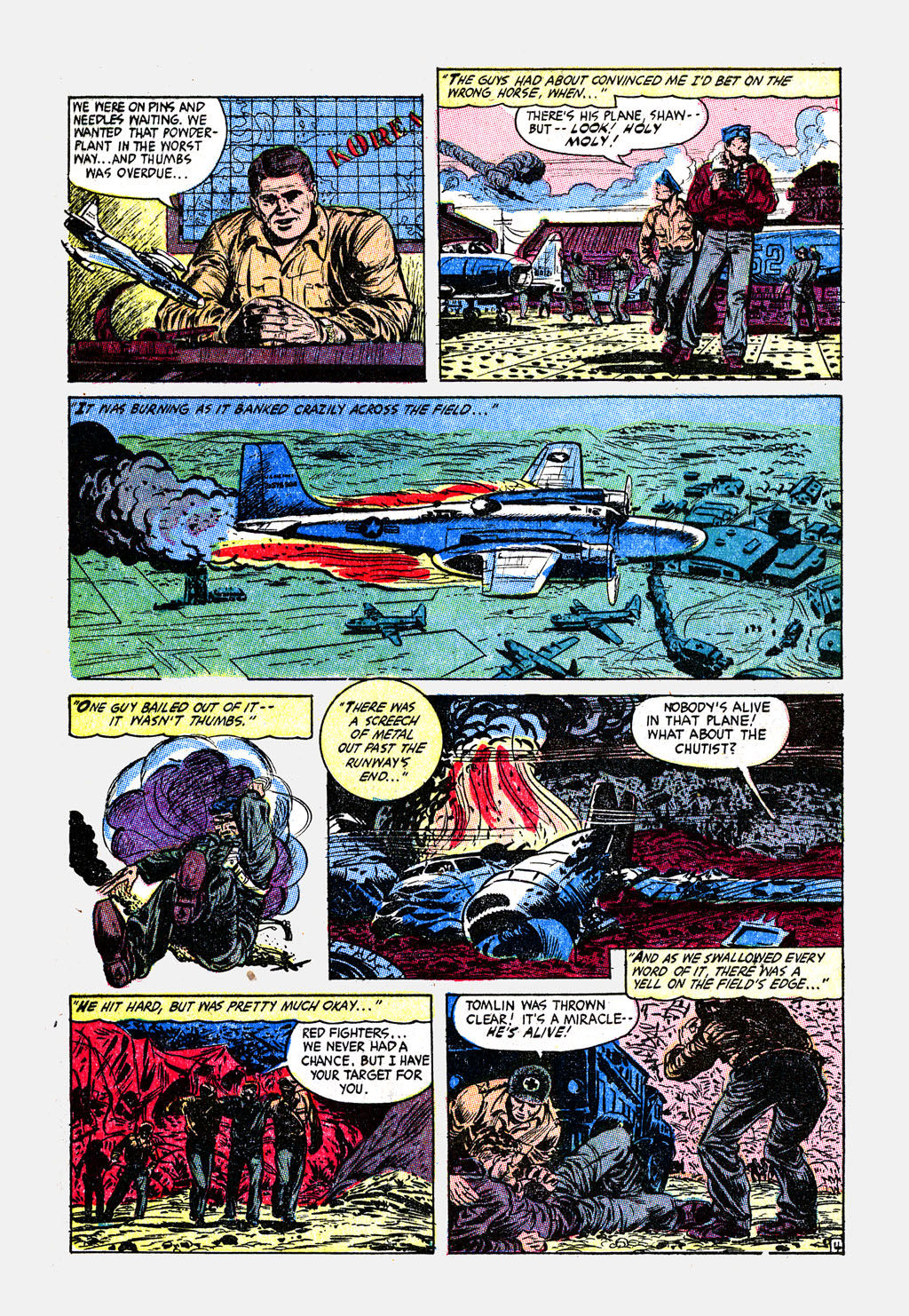 Read online War Birds (1952) comic -  Issue #3 - 7