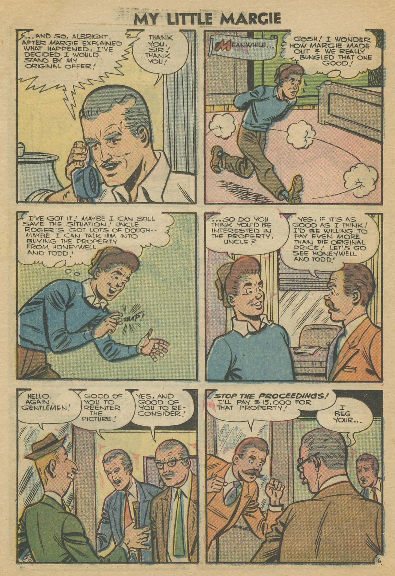 Read online My Little Margie (1954) comic -  Issue #12 - 16