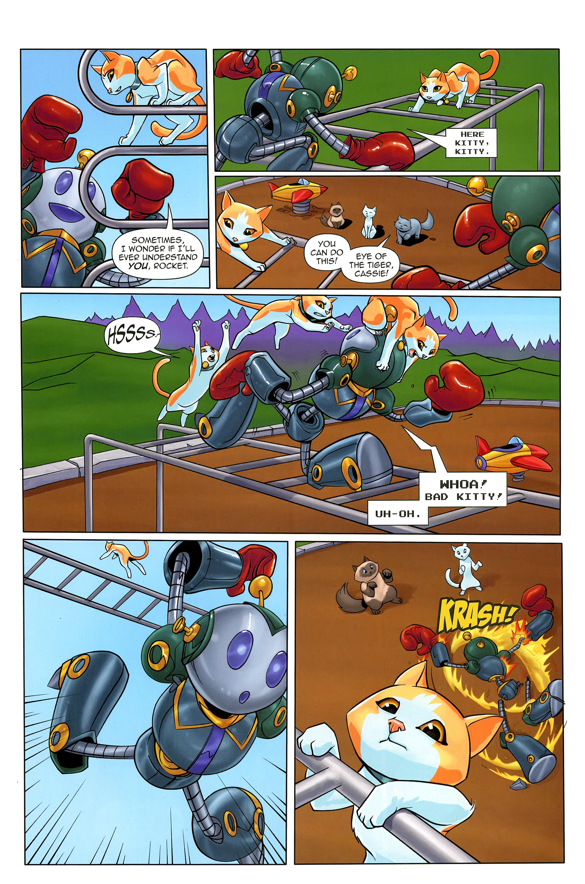 Read online Free Comic Book Day 2015 comic -  Issue # Gronk-Hero Cats - 20