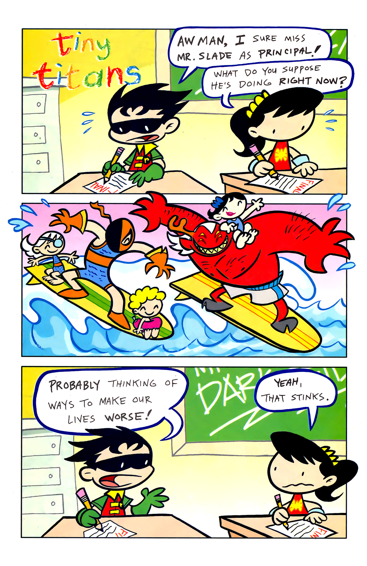 Read online Tiny Titans comic -  Issue #12 - 13