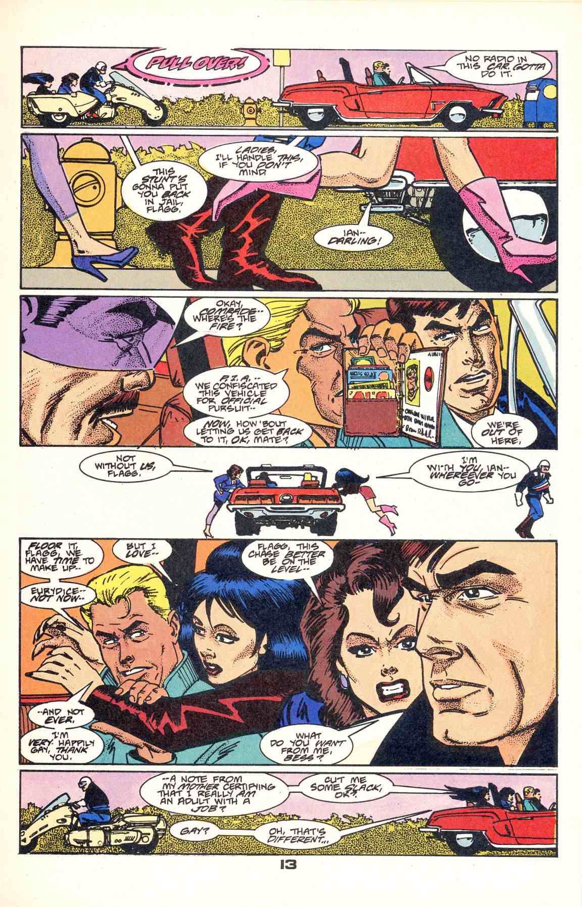 Read online Howard Chaykin's American Flagg comic -  Issue #8 - 17