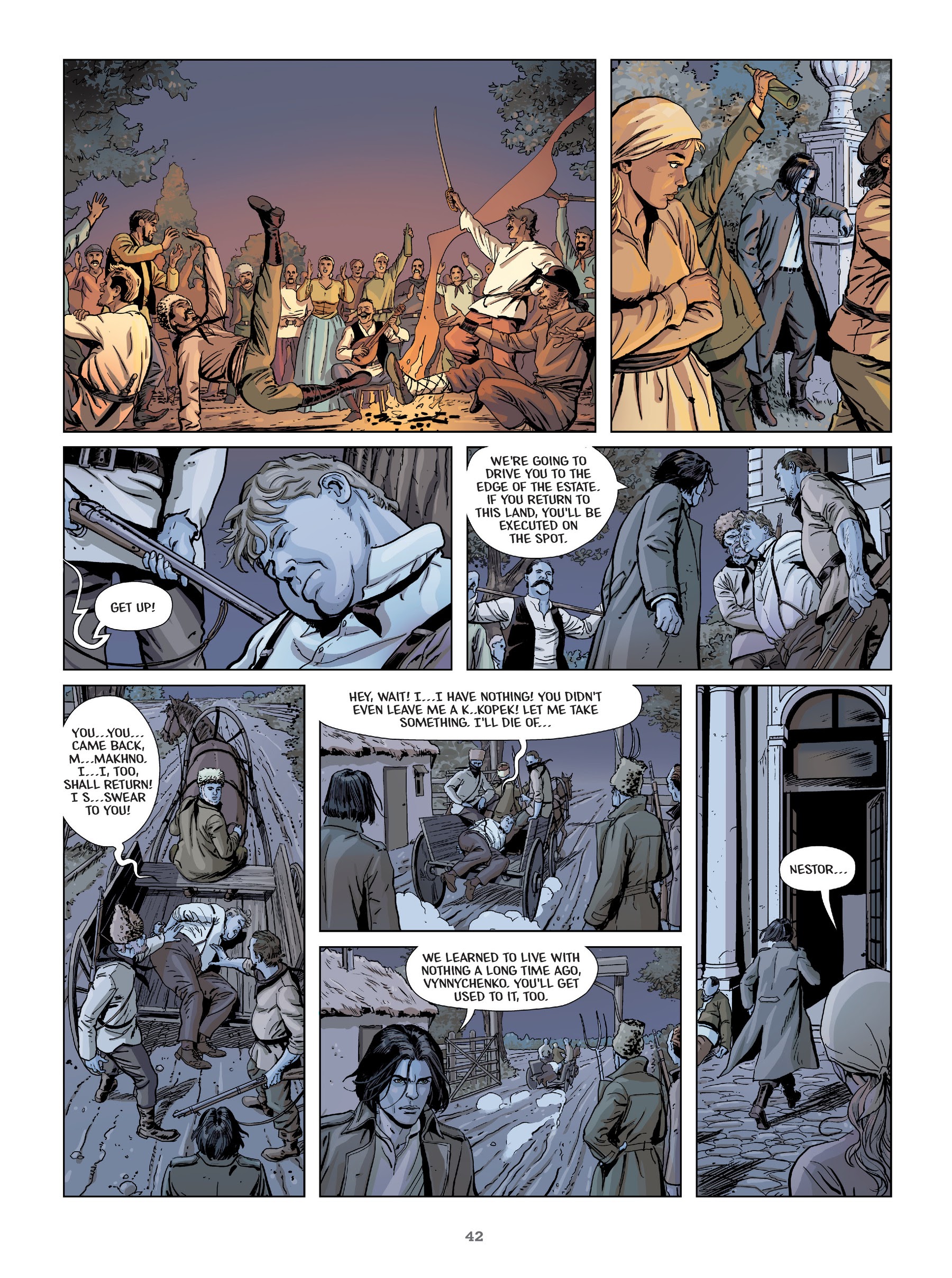 Read online Makhno: Ukrainian Freedom Fighter comic -  Issue # TPB - 43