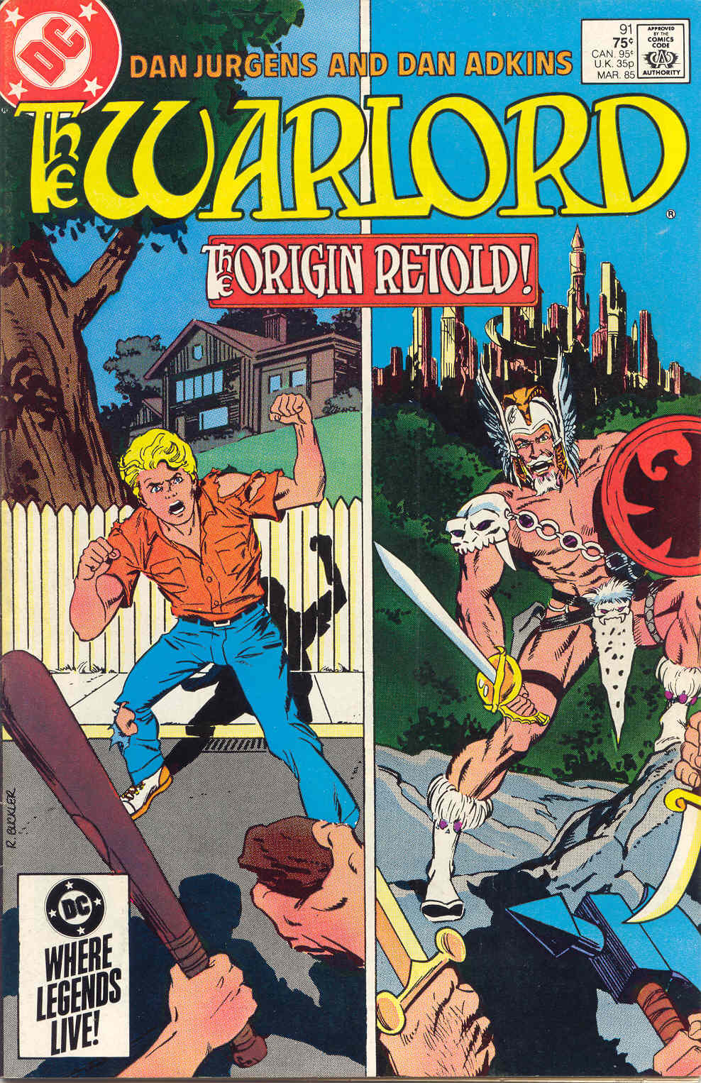 Read online Warlord (1976) comic -  Issue #91 - 1
