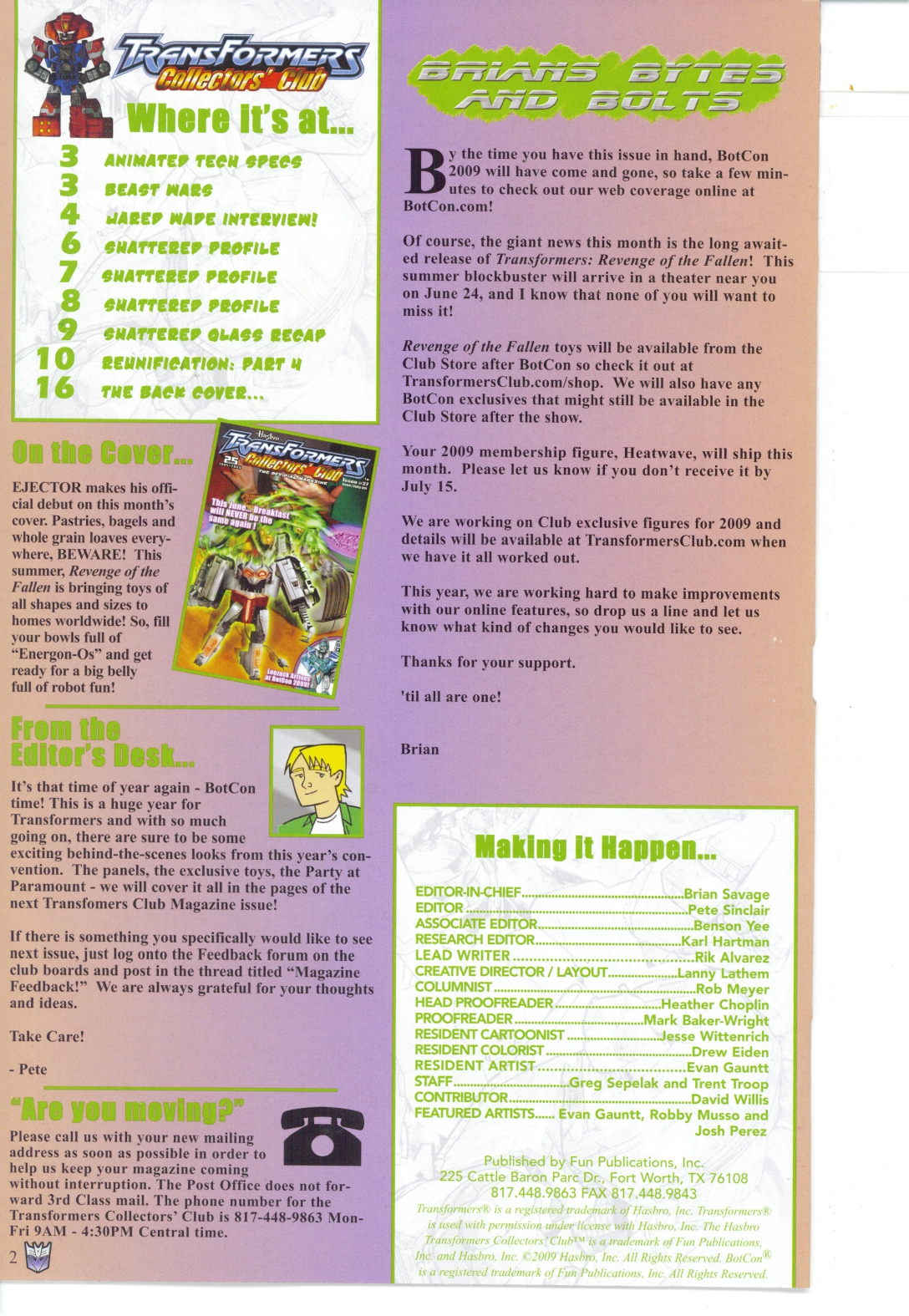 Read online Transformers: Collectors' Club comic -  Issue #27 - 2