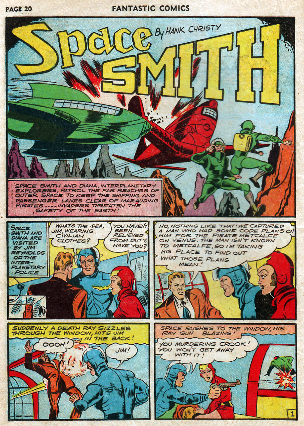 Read online Fantastic Comics comic -  Issue #17 - 22