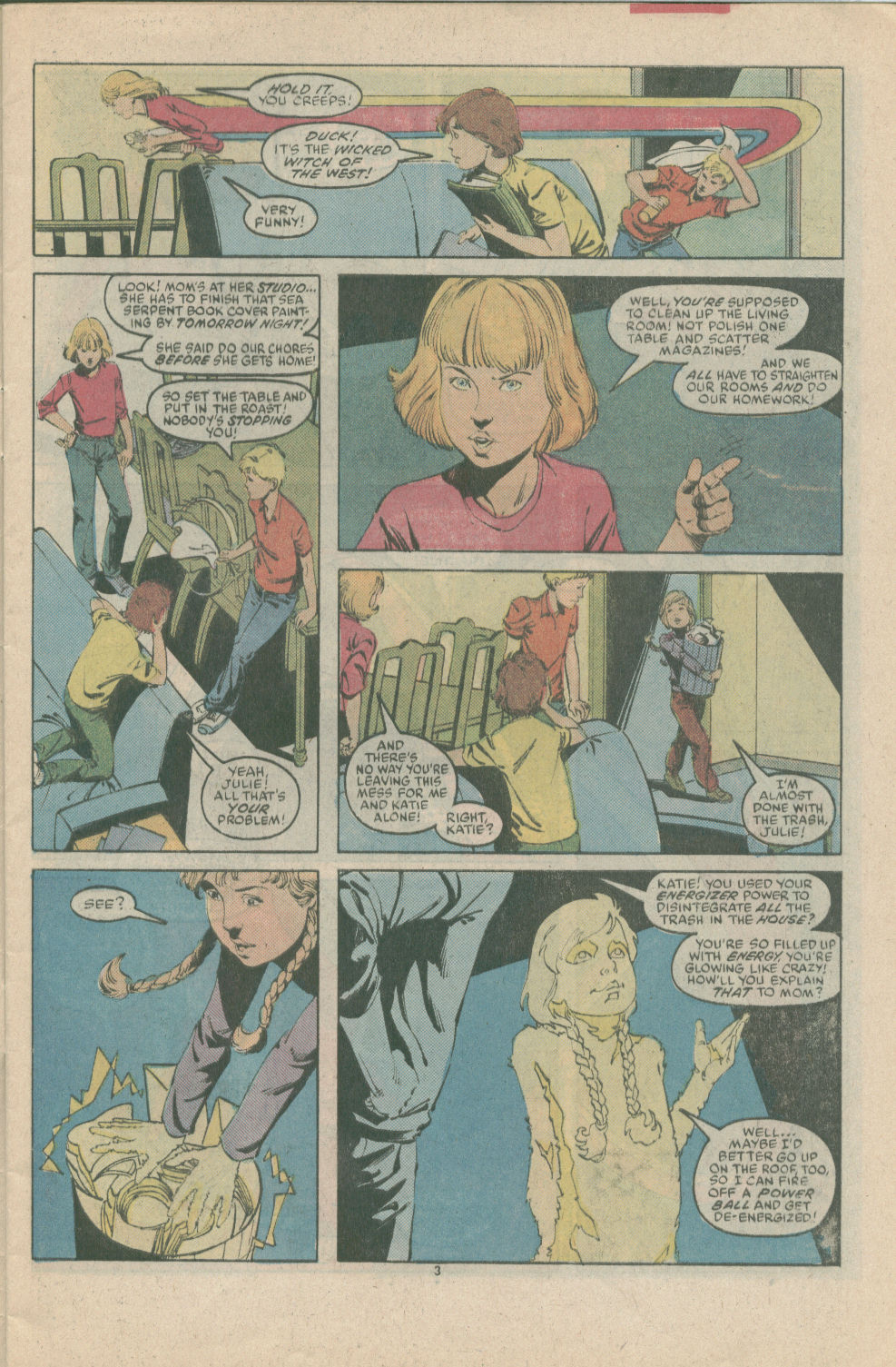 Read online Power Pack (1984) comic -  Issue #11 - 5