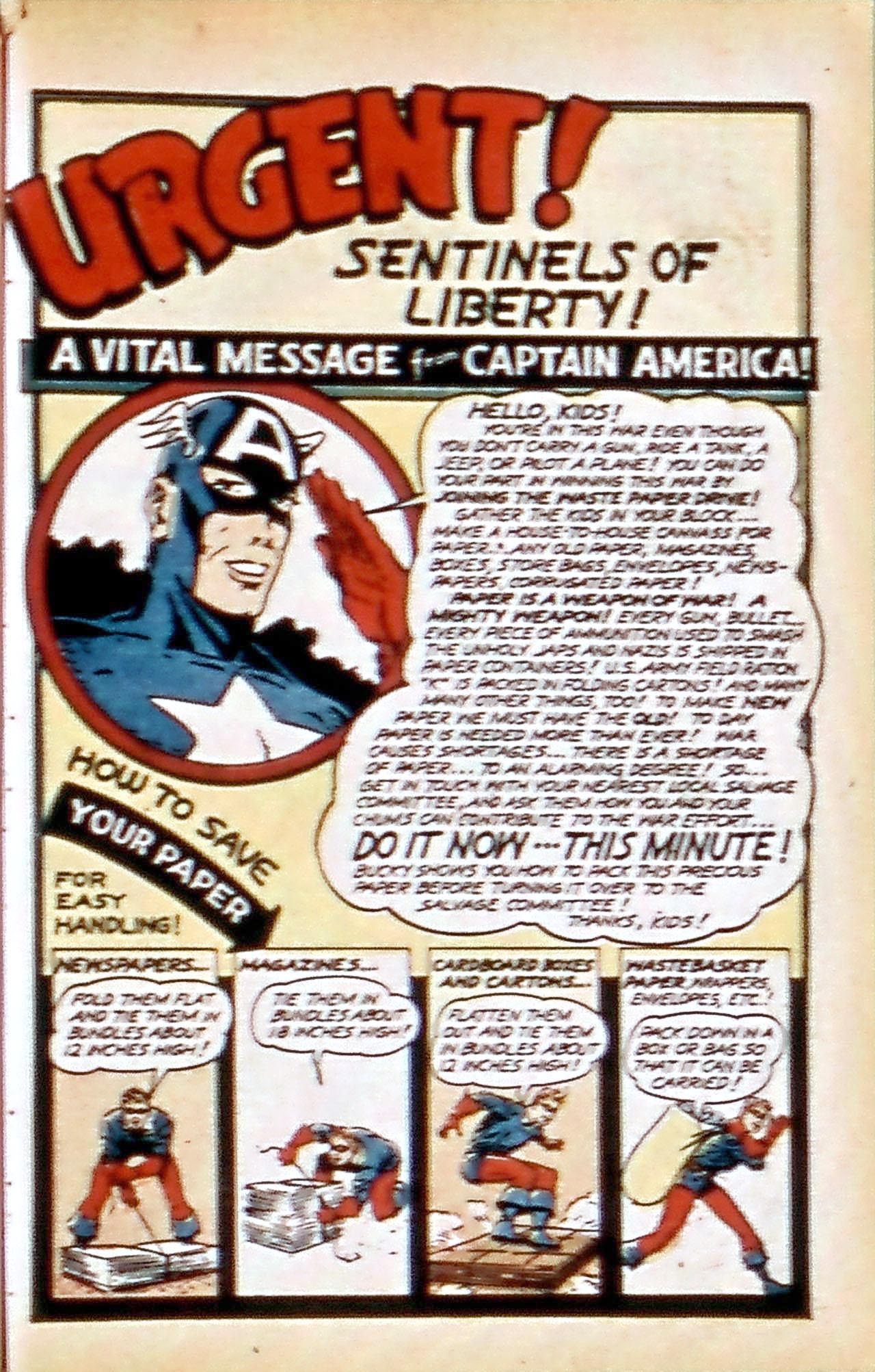 Read online Captain America Comics comic -  Issue #39 - 46