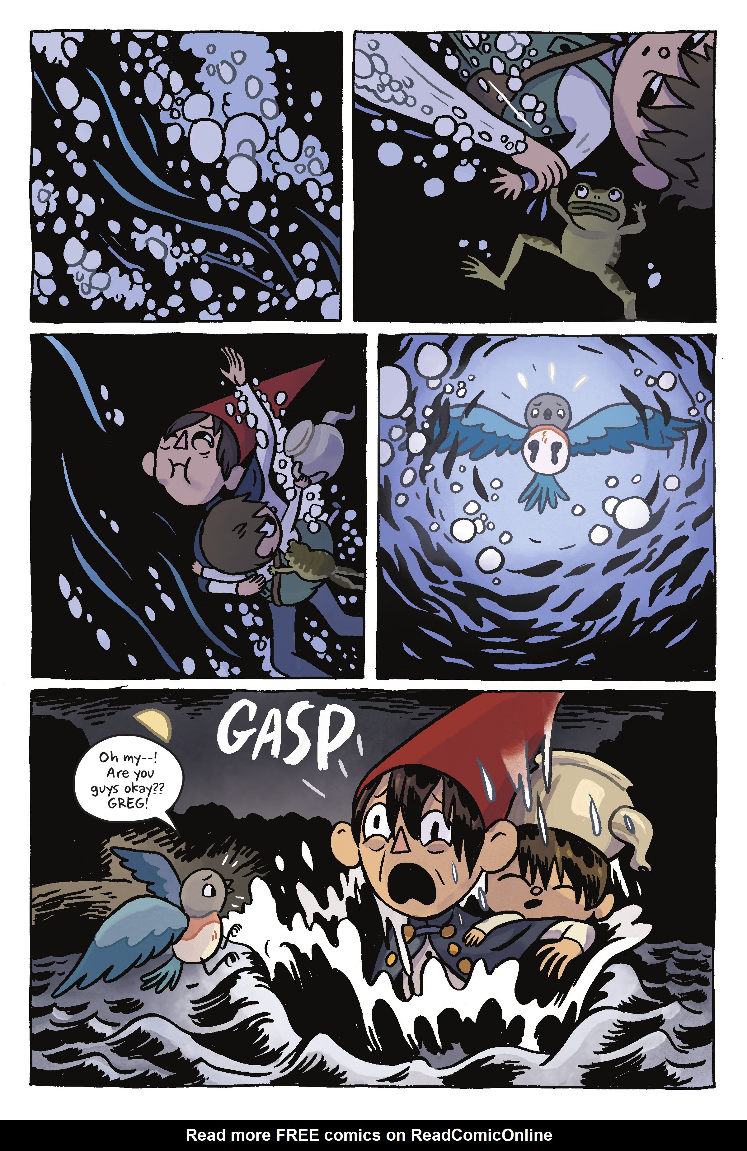 Read online Over the Garden Wall: Distillatoria comic -  Issue # TPB - 20