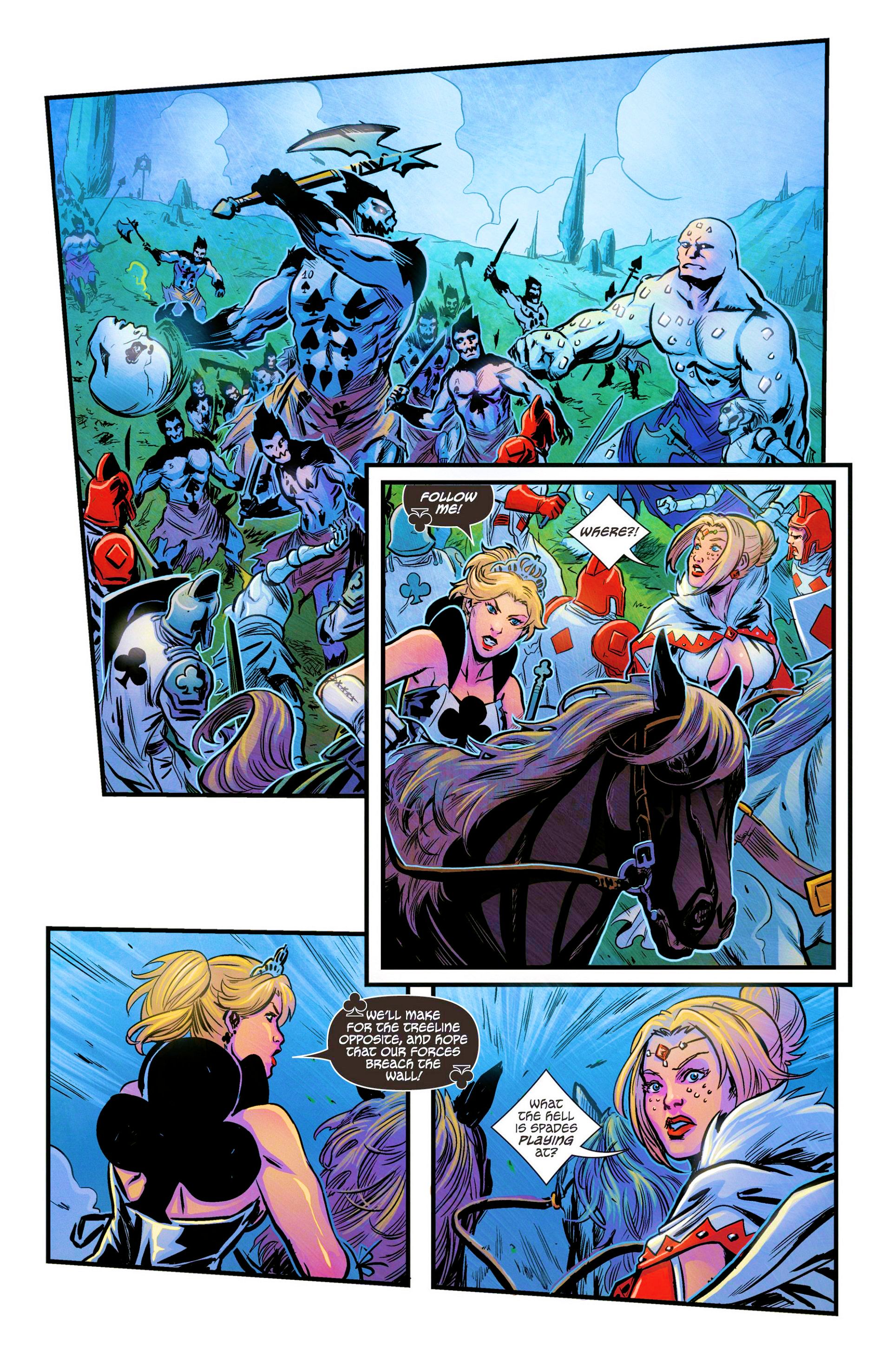 Read online Grimm Fairy Tales presents Wonderland: Clash of Queens comic -  Issue #5 - 11