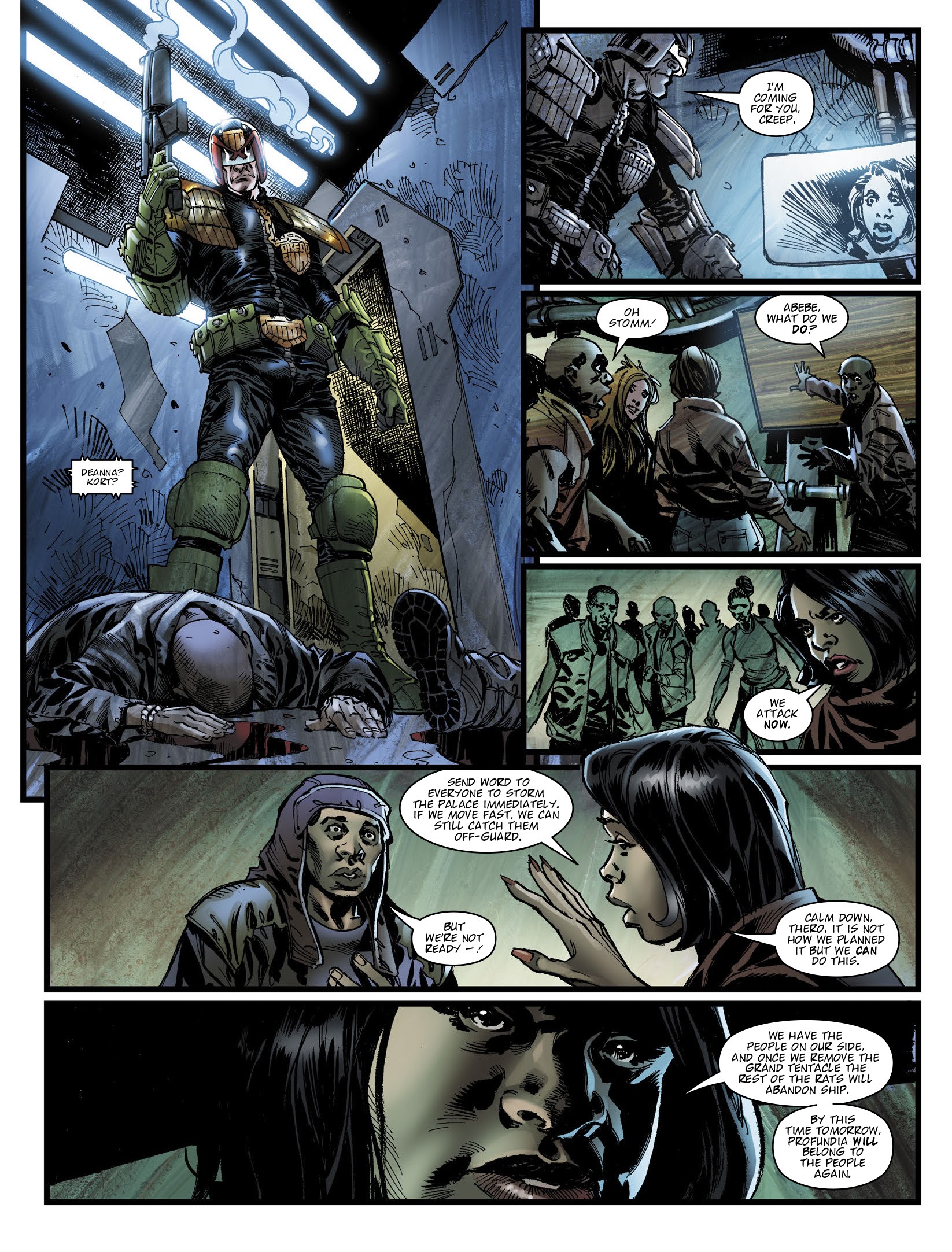 Read online Judge Dredd Megazine (Vol. 5) comic -  Issue #442 - 12