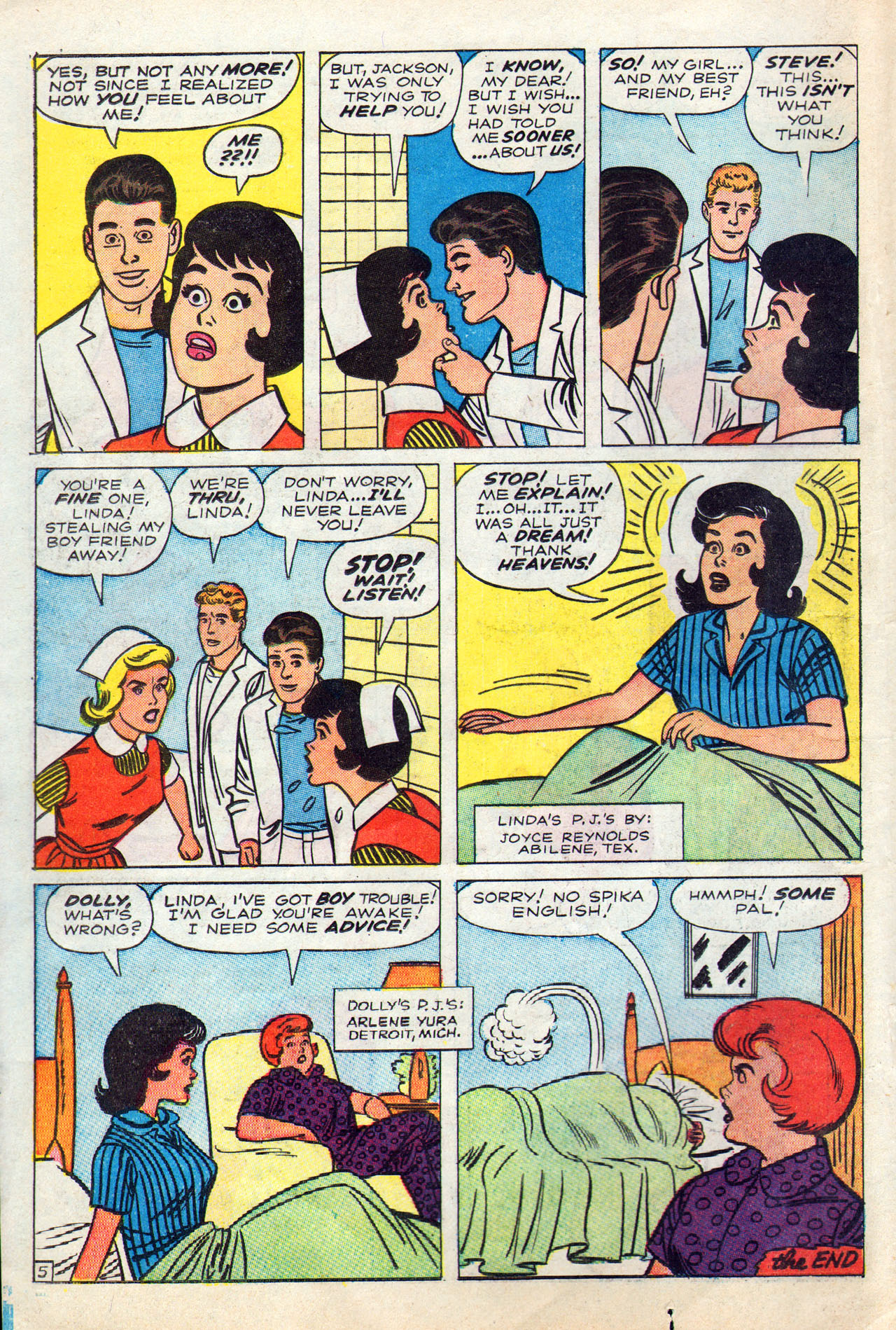 Read online Linda Carter, Student Nurse comic -  Issue #7 - 14