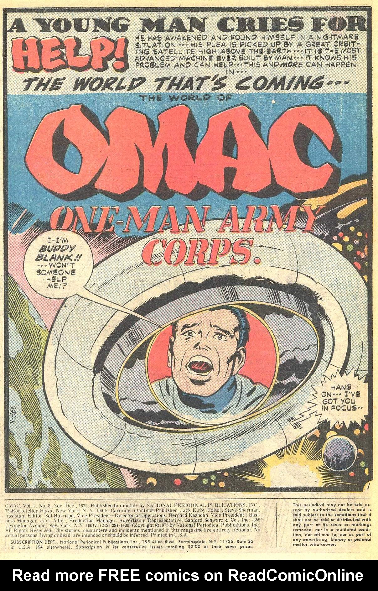 Read online OMAC (1974) comic -  Issue #8 - 3