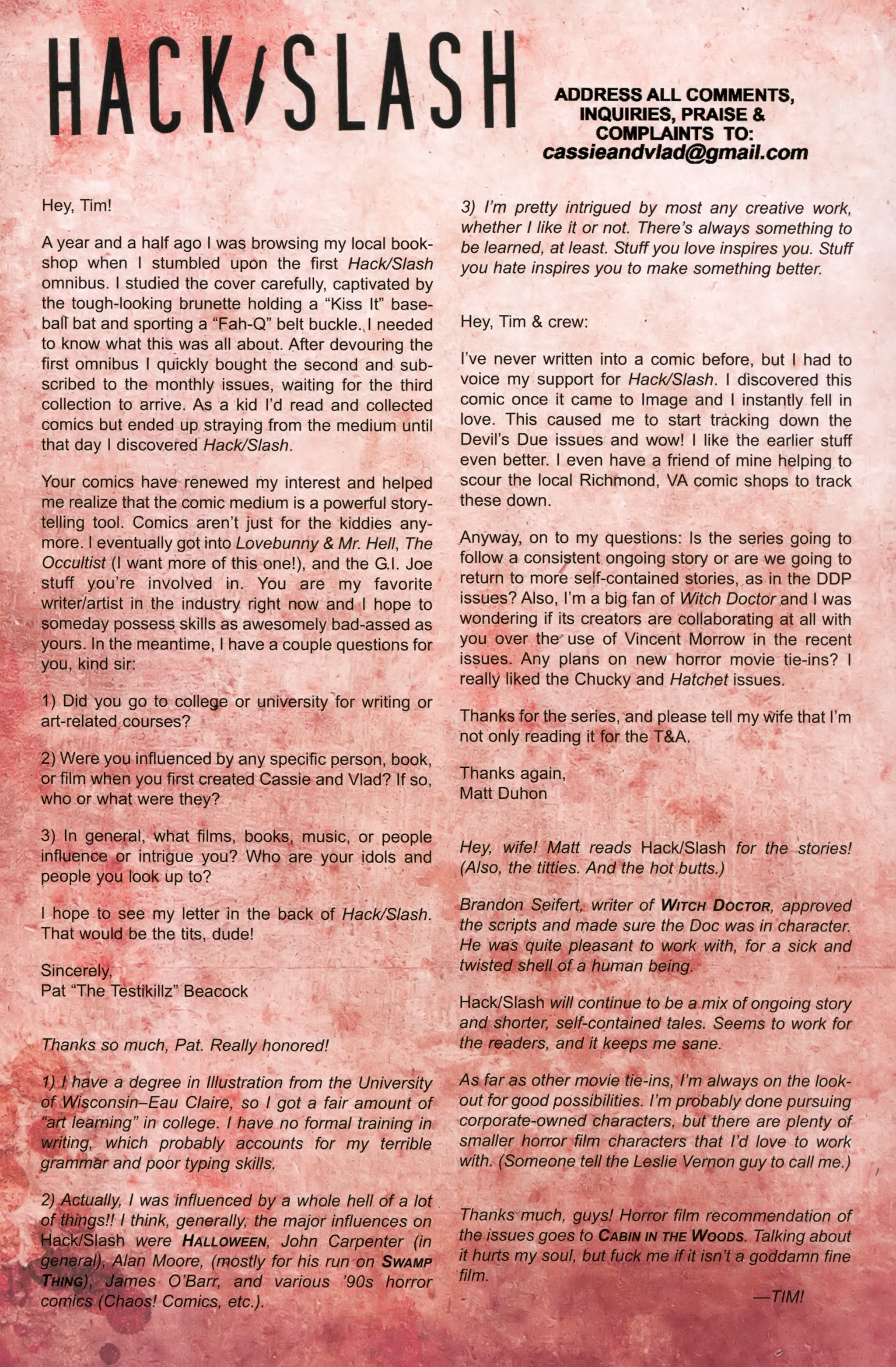 Read online Hack/Slash (2011) comic -  Issue #17 - 26