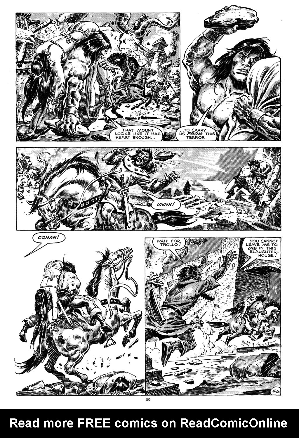 Read online The Savage Sword Of Conan comic -  Issue #164 - 47