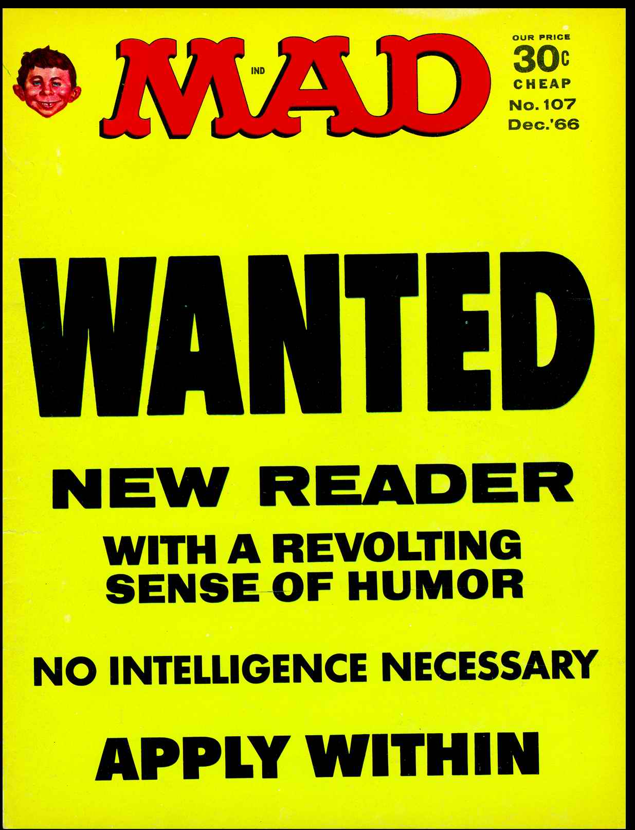 Read online MAD comic -  Issue #107 - 1