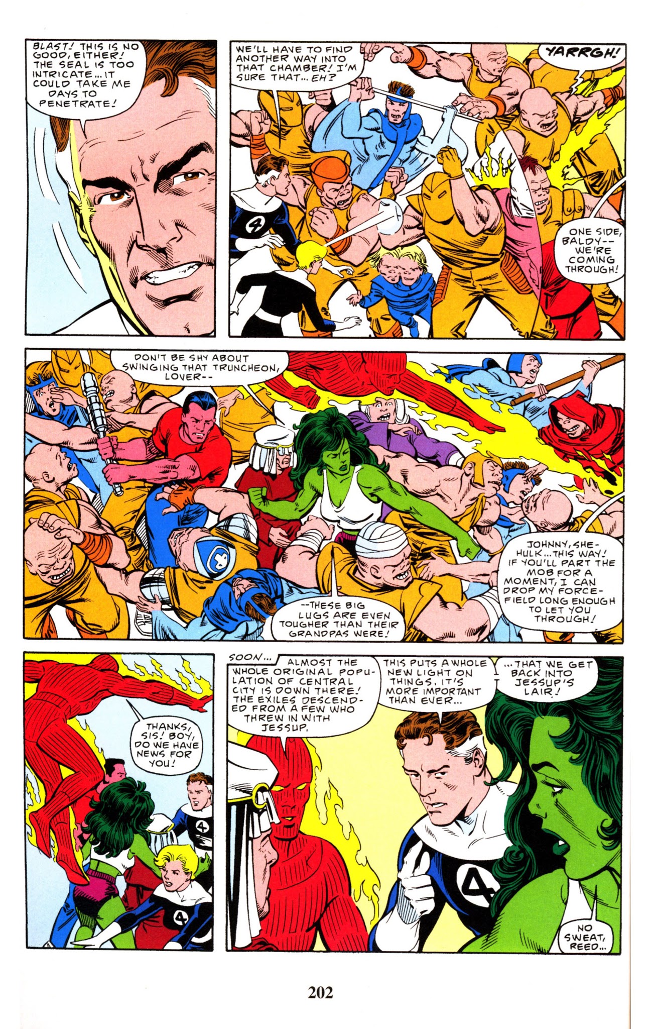 Read online Fantastic Four Visionaries: John Byrne comic -  Issue # TPB 8 - 202