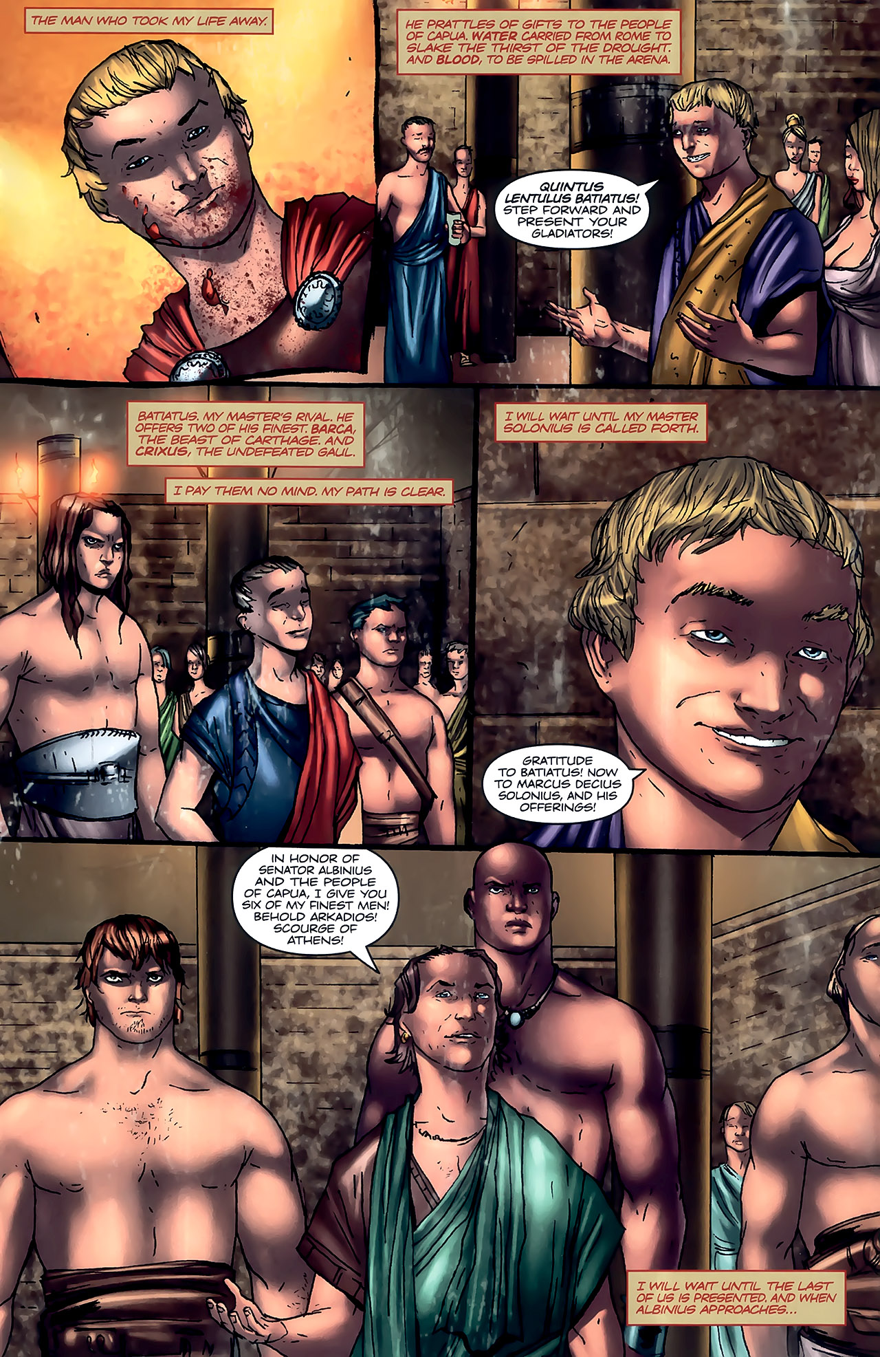 Read online Spartacus comic -  Issue #1 - 10