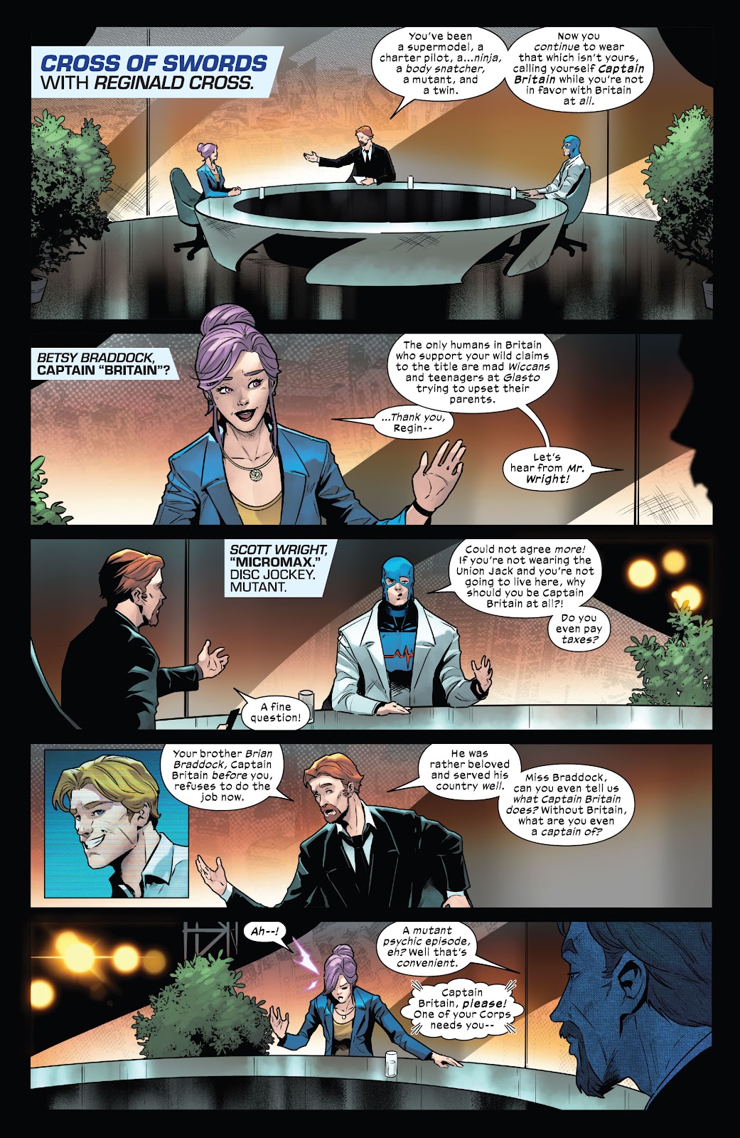 Betsy Braddock: Captain Britain issue 1 - Page 2