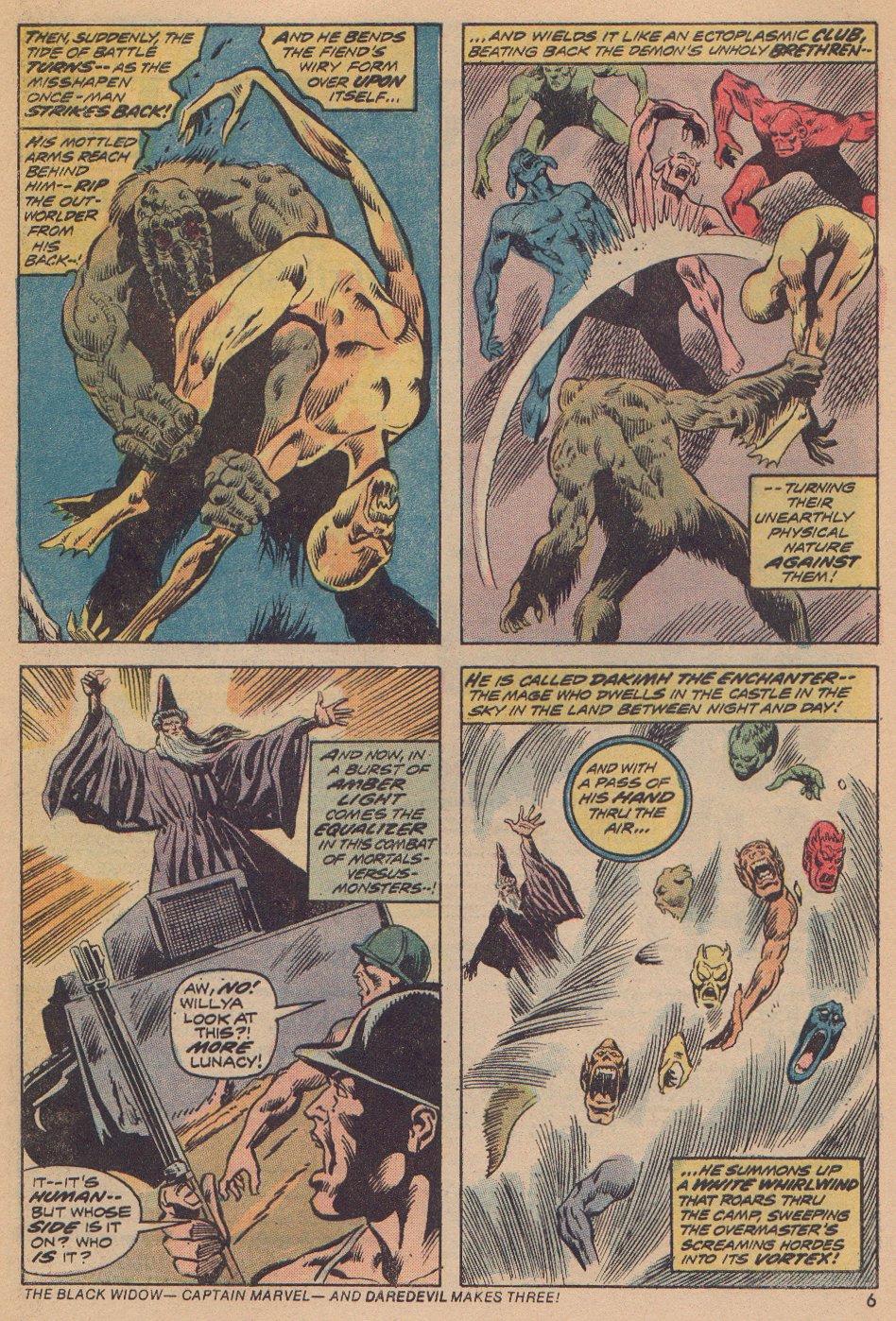 Read online Man-Thing (1974) comic -  Issue #1 - 5