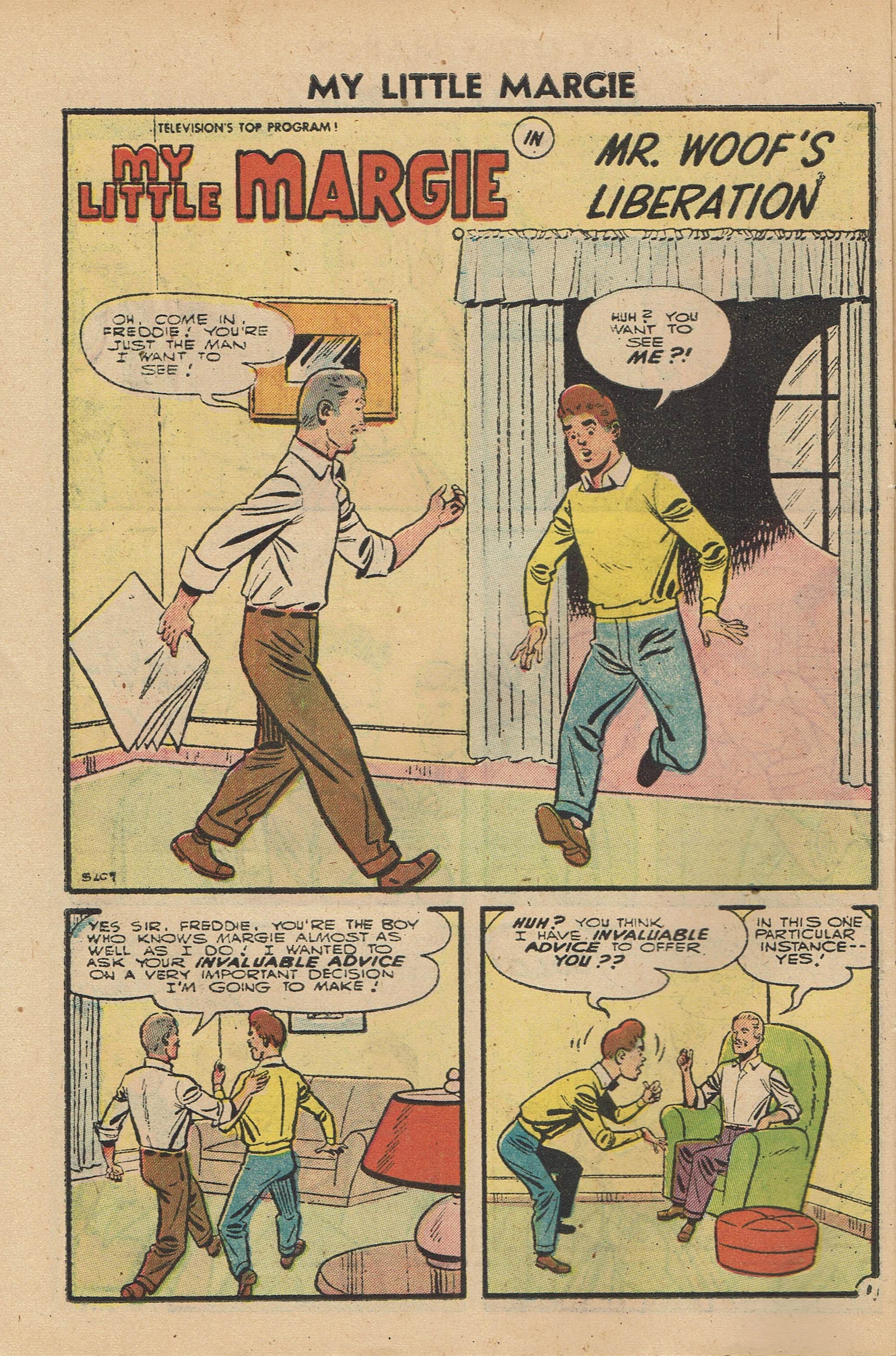 Read online My Little Margie (1954) comic -  Issue #11 - 10