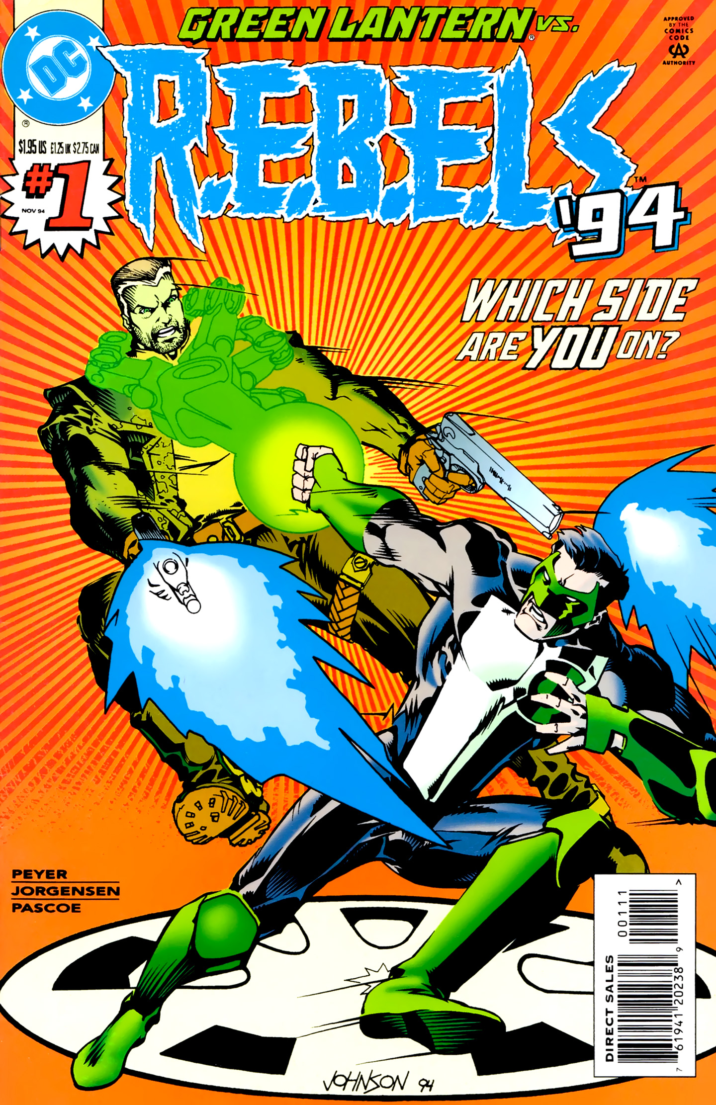 Read online R.E.B.E.L.S. '94 comic -  Issue #1 - 1