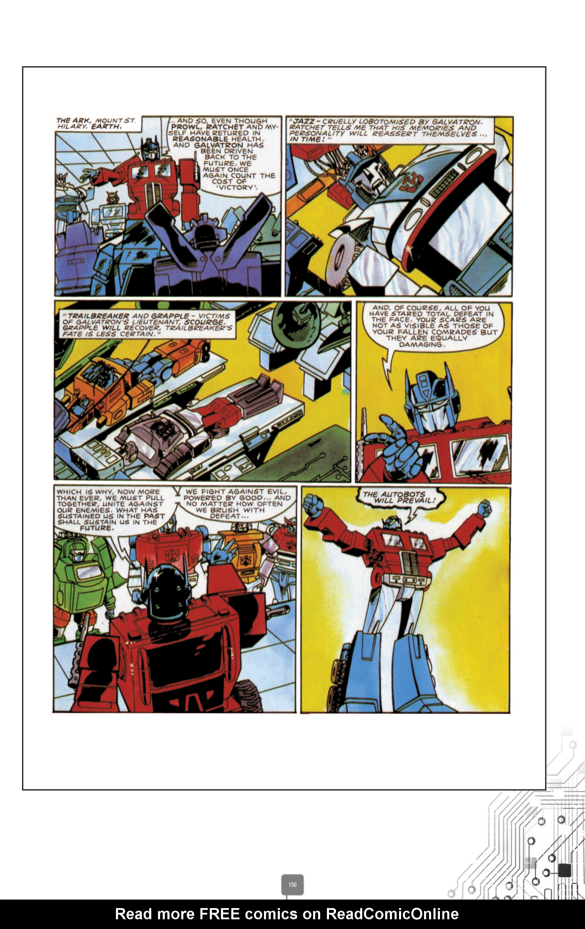 Read online The Transformers Classics UK comic -  Issue # TPB 3 - 151