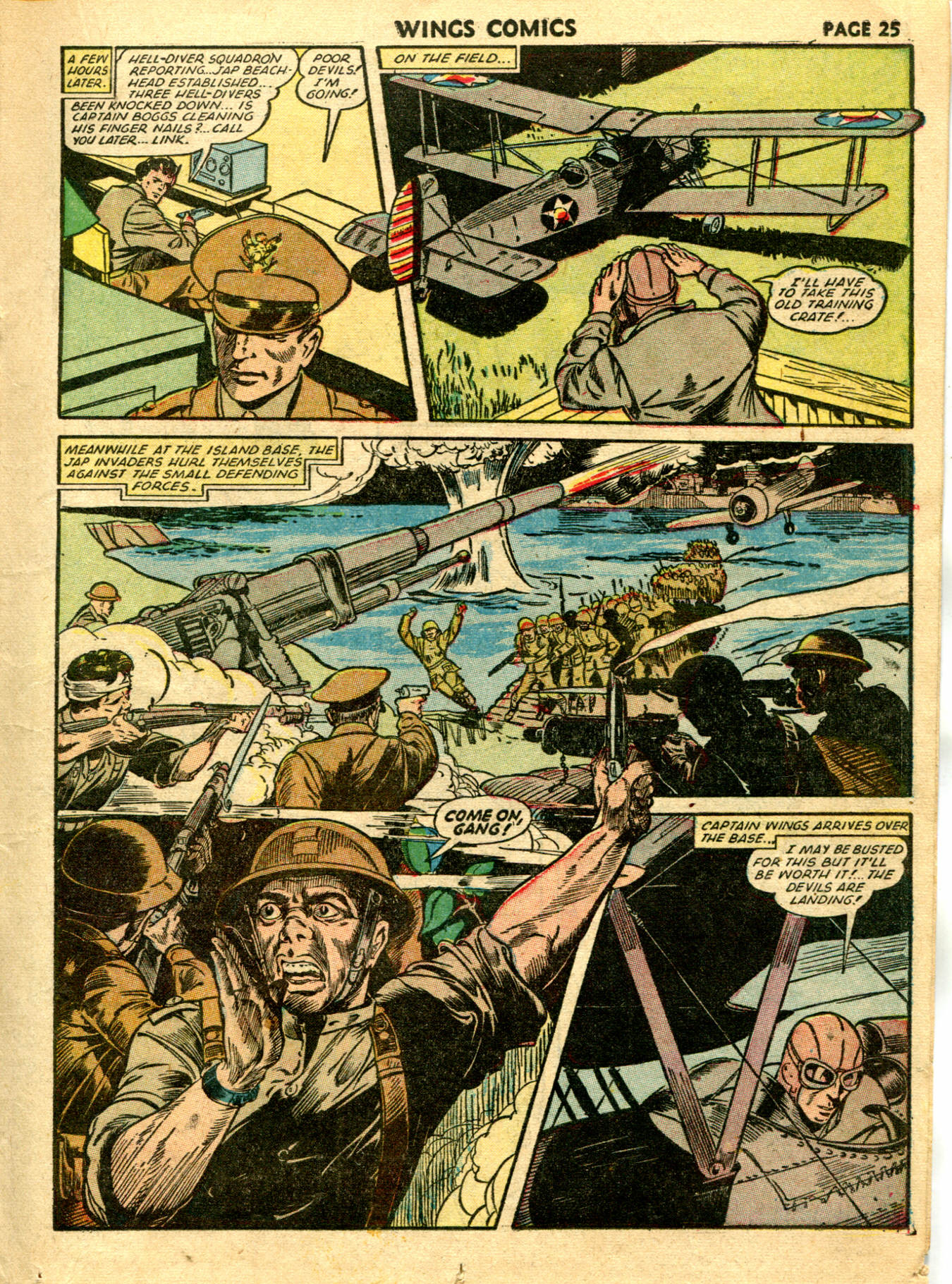 Read online Wings Comics comic -  Issue #25 - 27