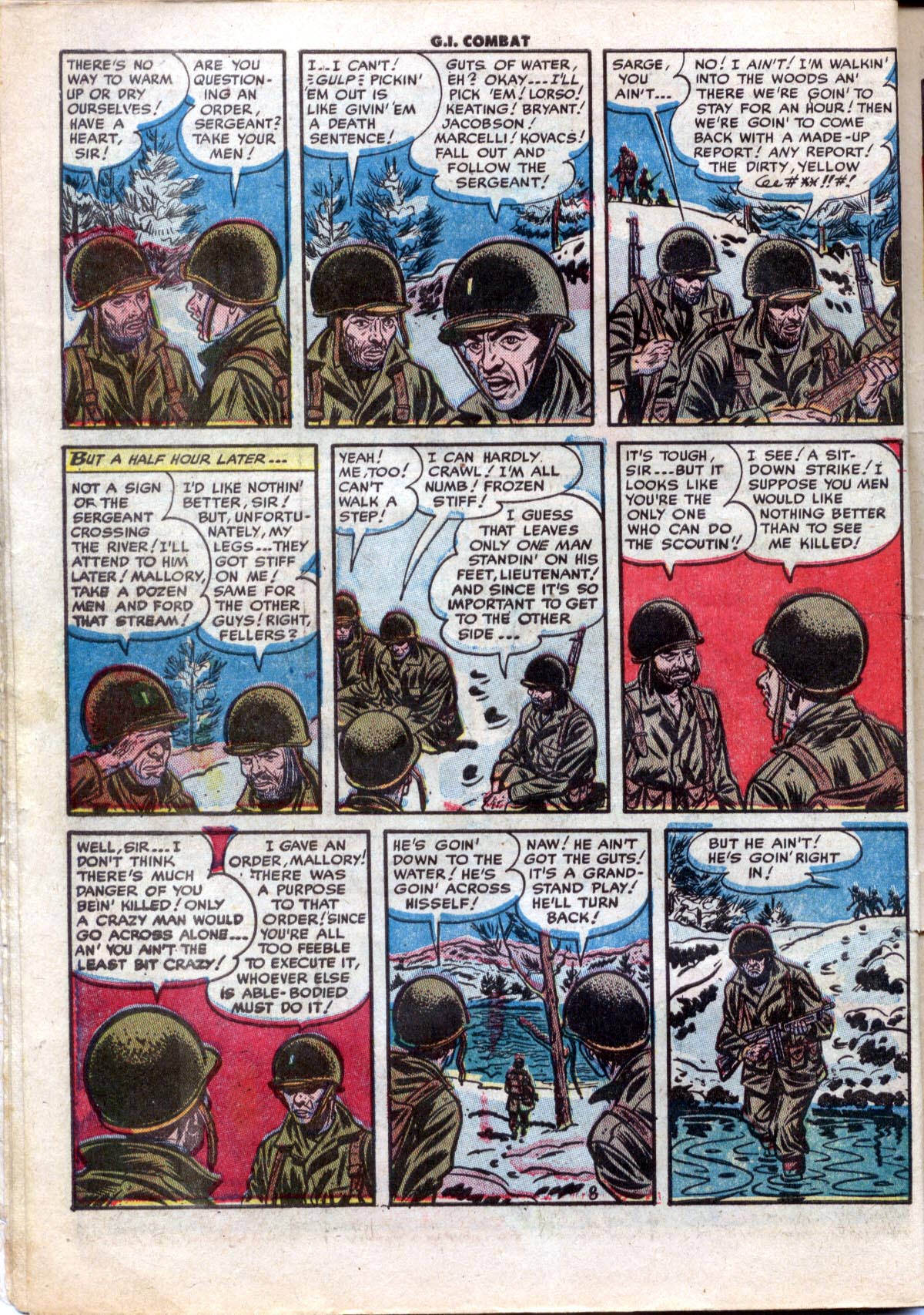 Read online G.I. Combat (1952) comic -  Issue #1 - 10