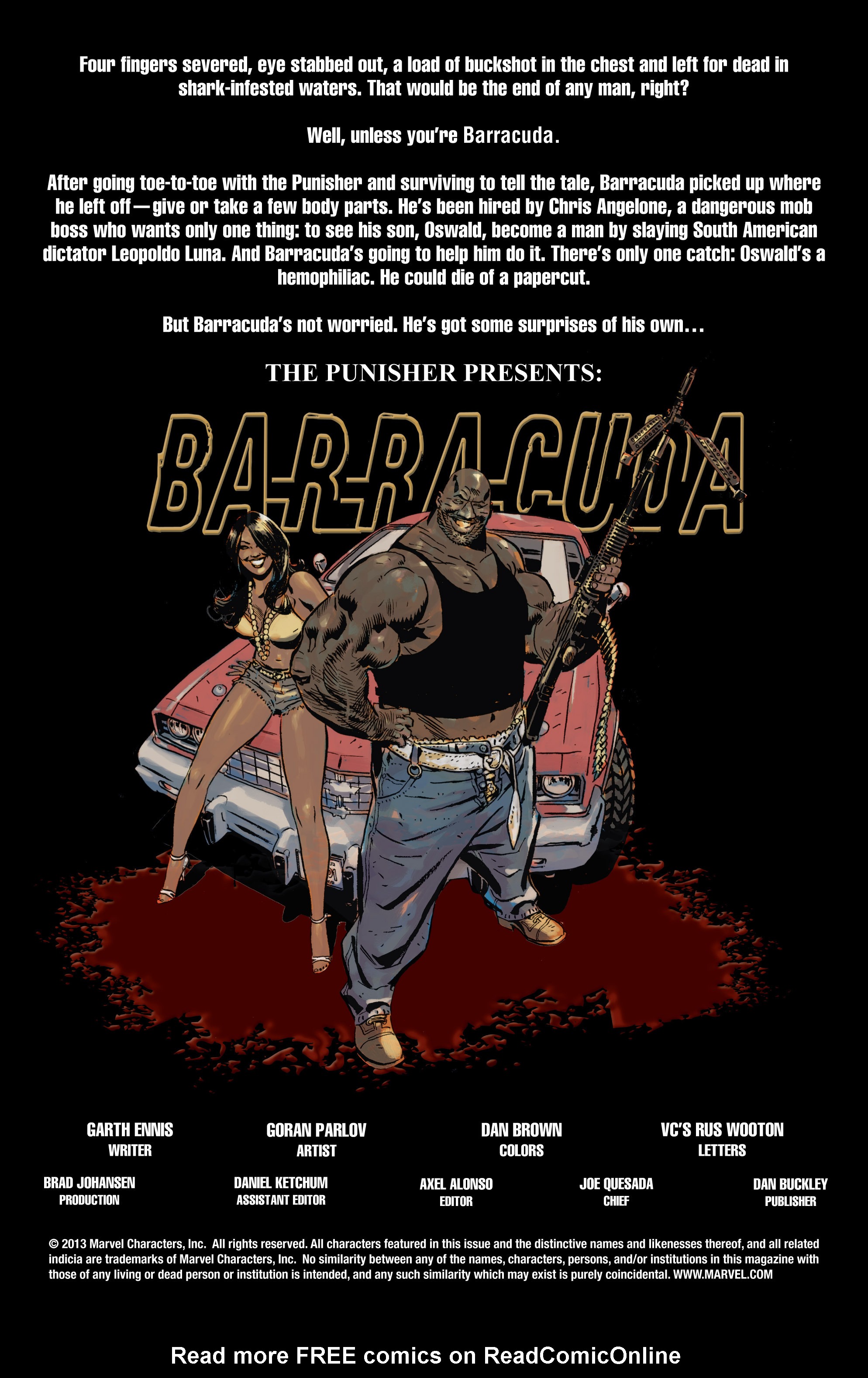 Read online Punisher MAX Presents: Barracuda comic -  Issue #2 - 2