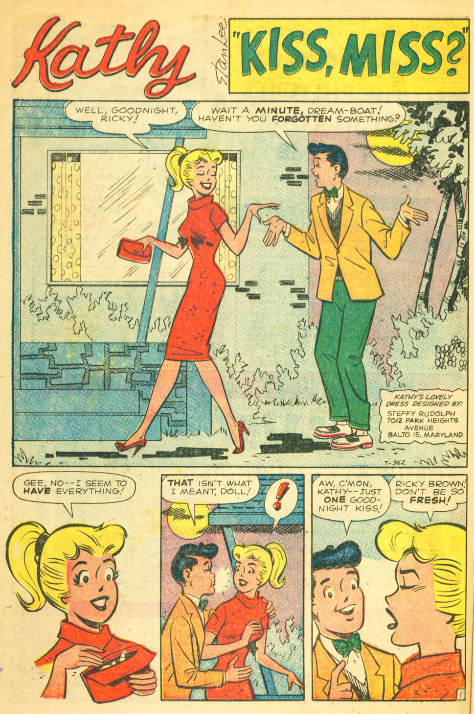 Read online Kathy (1959) comic -  Issue #8 - 16