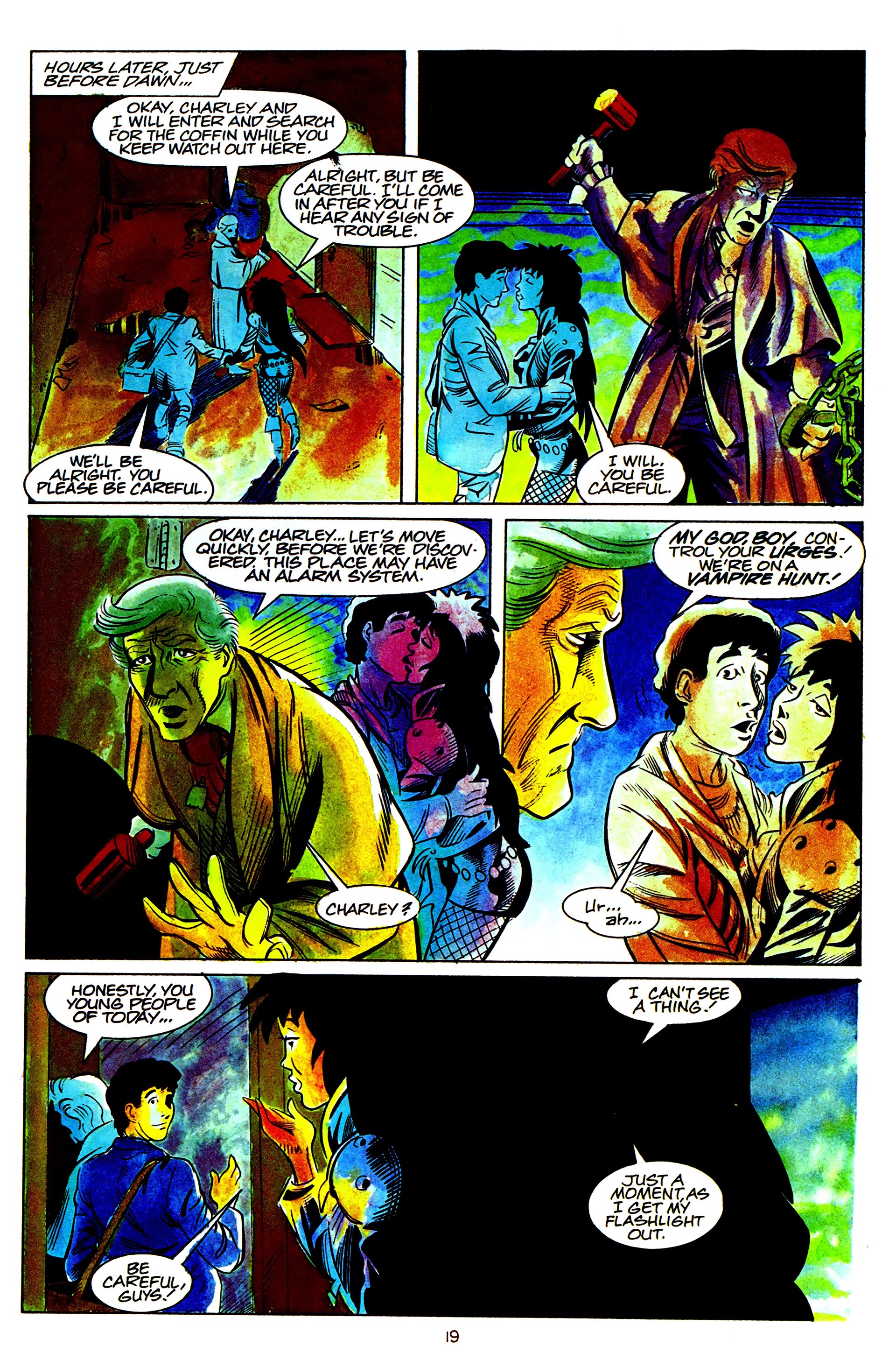 Read online Fright Night (1988) comic -  Issue #8 - 21