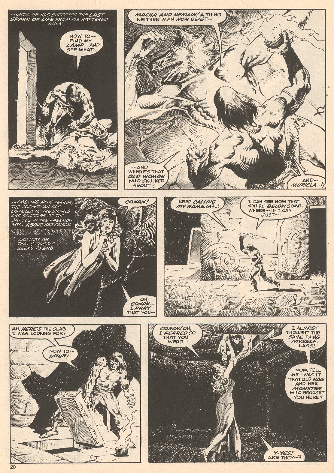 Read online The Savage Sword Of Conan comic -  Issue #60 - 20